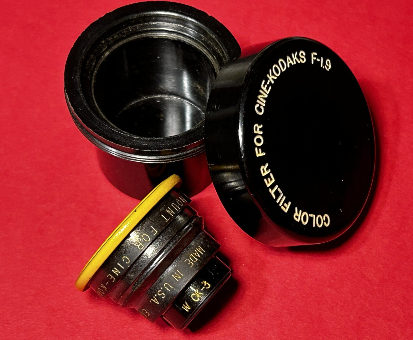 VTG Kodacolor Filter for Models B and BB Cine-Kodak Cameras f/1.9