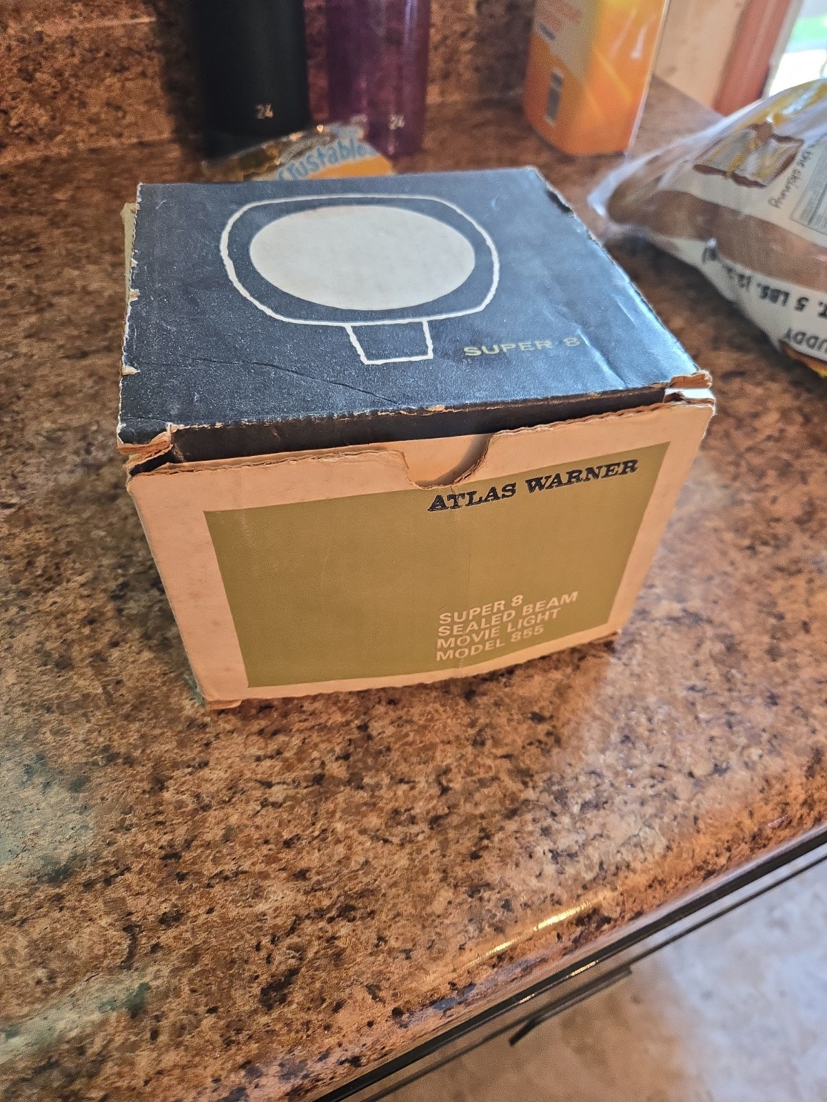 Atlas Werner Super 8 Sealed Beam Movie Light Model 855 In Box