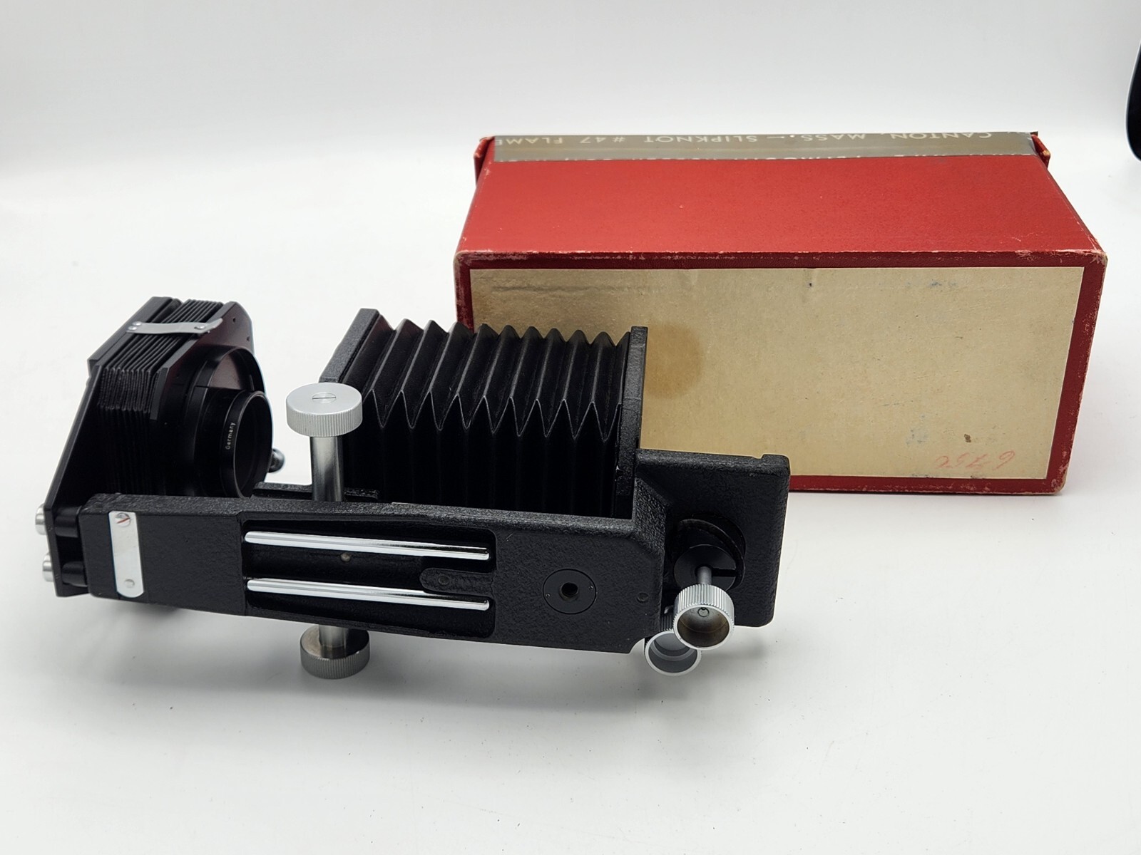 Leica Leitz Wetzlar Visoflex Macro Bellows Unit 13.5cm w/ Box 32mm Screw Mount