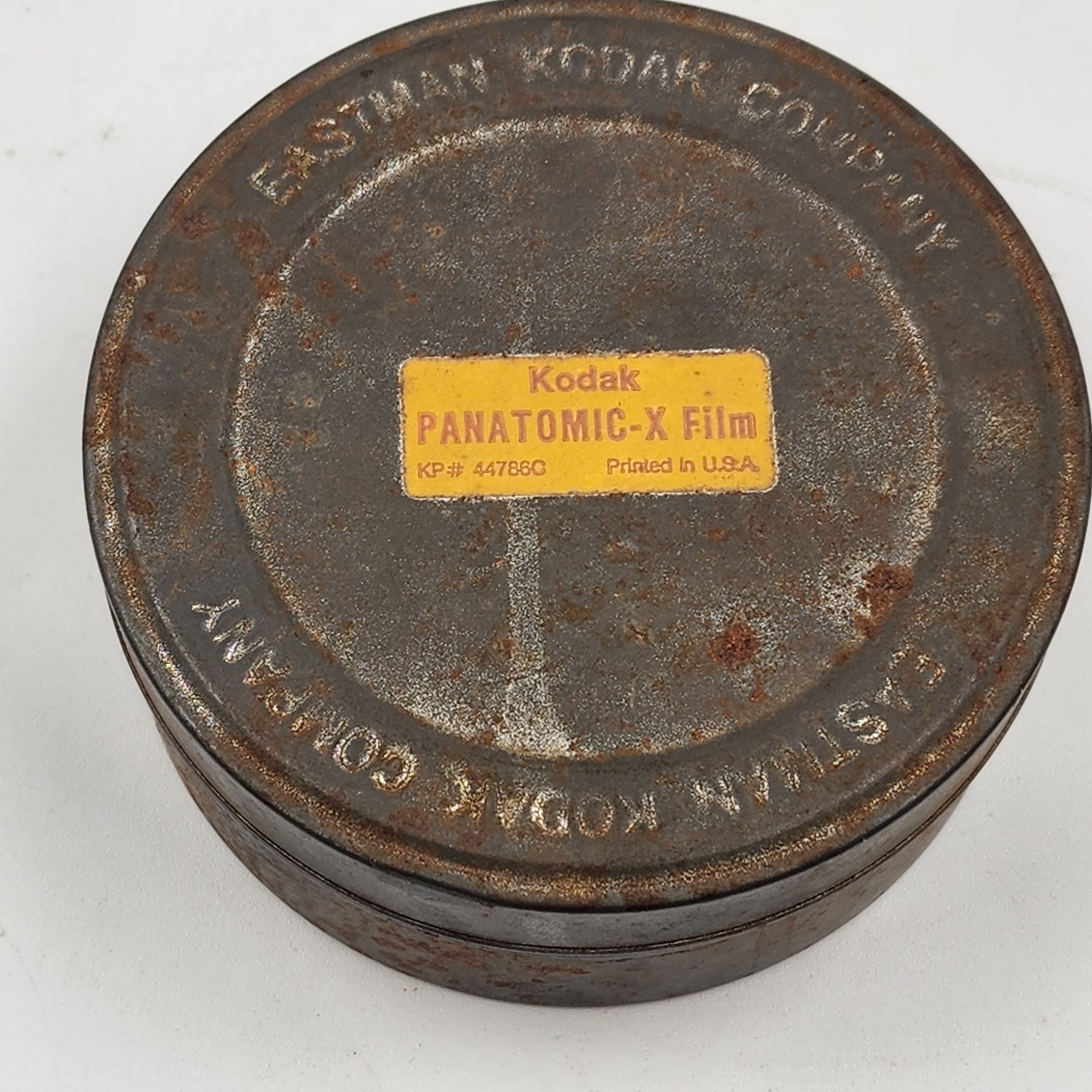 Eastman Kodak for Panatomic-X Film Reel Empty Storage 4″ Film Cannister Vintage