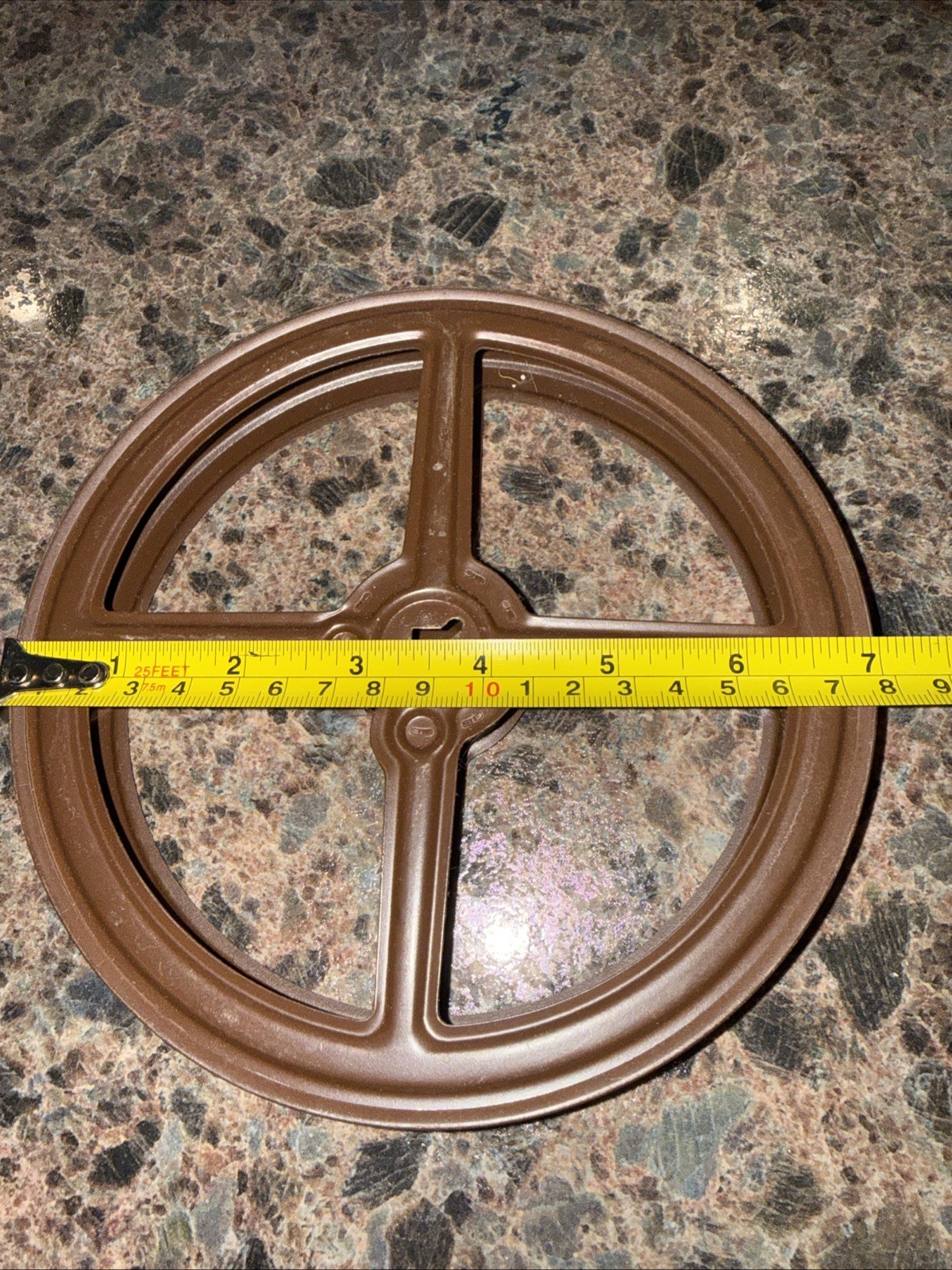 16 mm VINTAGE Motion Picture Film Projector Reel Empty 7″ Brown