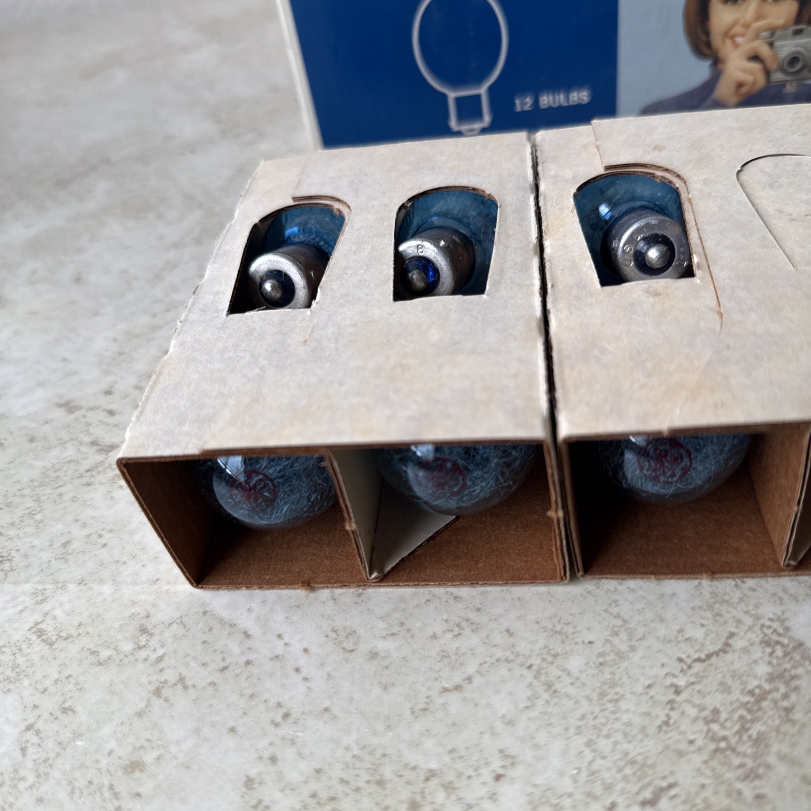 Vintage GE 5B Flashbulbs Lot Of 9 Bulbs