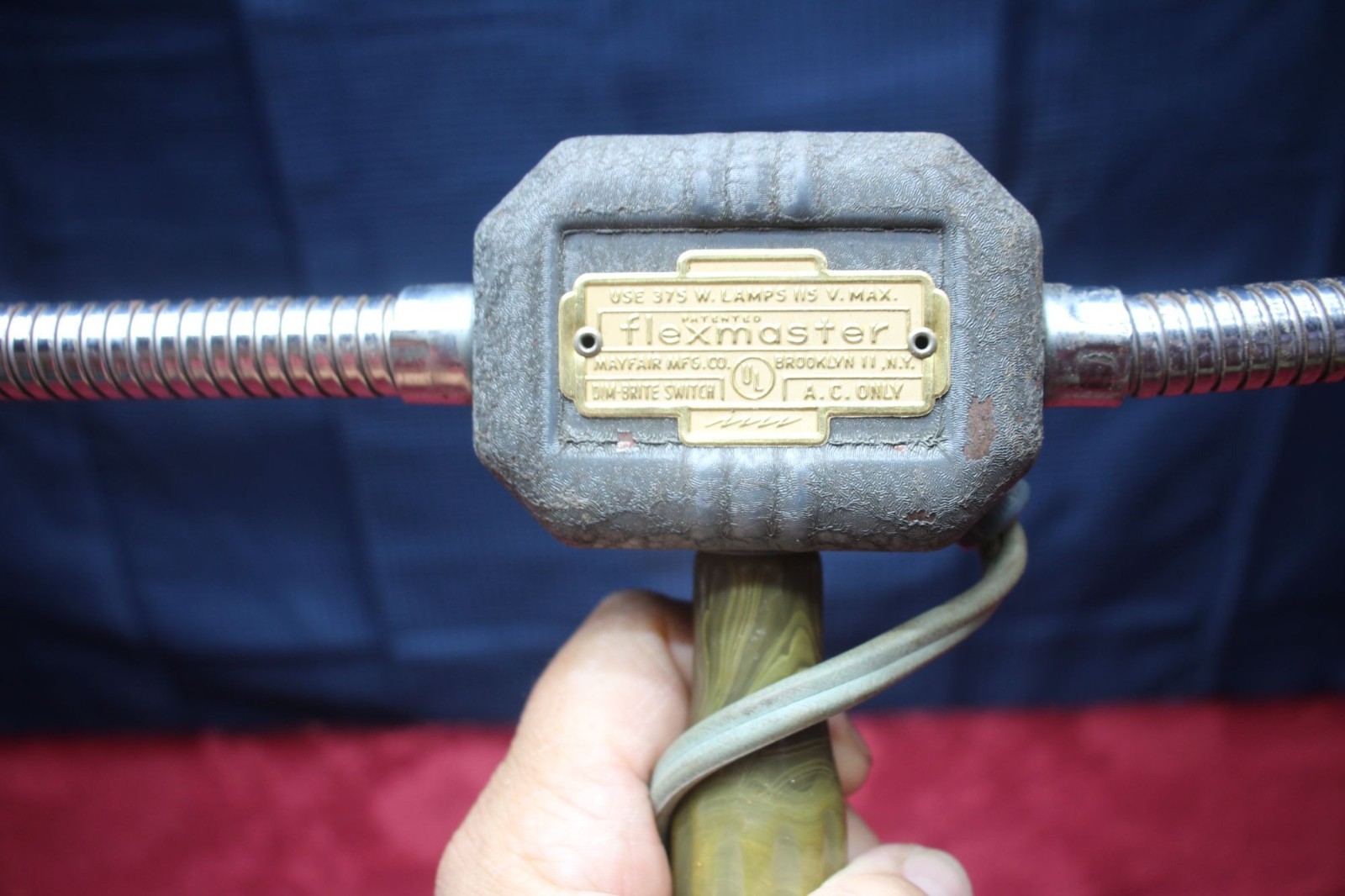 Vintage Mayfair Flexmaster 50’s movie camera light Photography Light bar