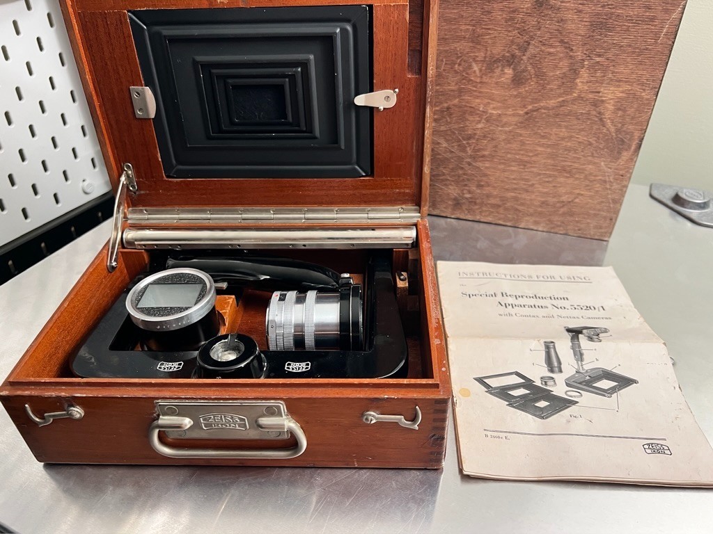 Zeiss Special Reproduction Apparatus for Contax RF *now with Chimney