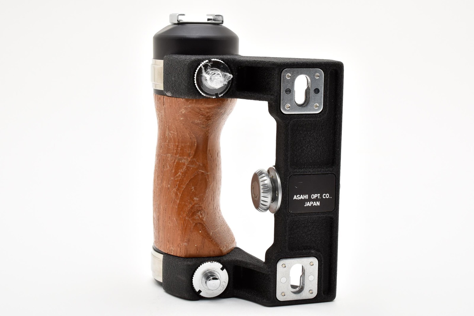 [Exc+5] Asahi Pentax Wood Hand Grip For 6×7 67 II From JAPAN