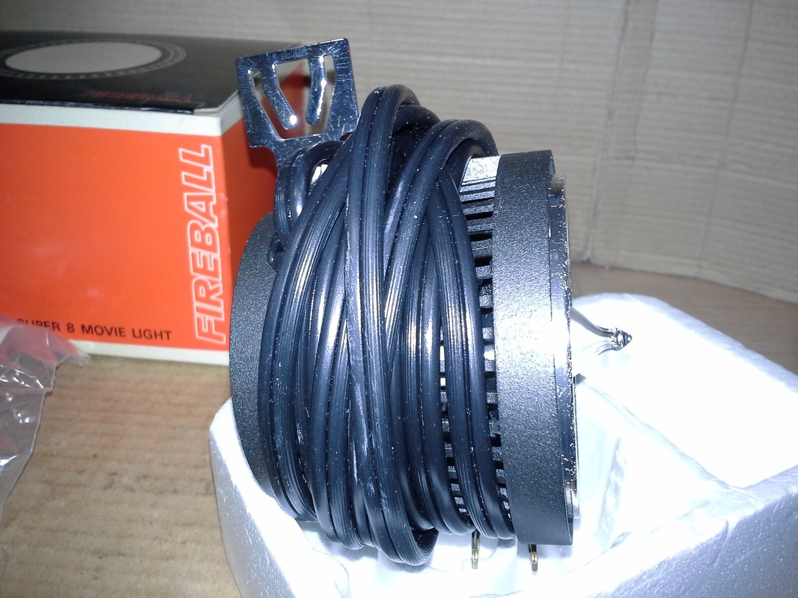 VTG Atlas Warner Fireball Super 8 650 Watt Quartz Lamp Movie Light Working, VGC