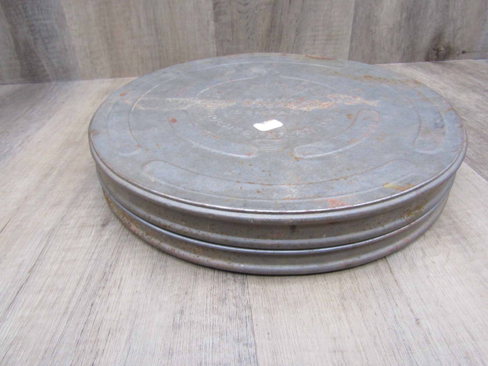 Eastman Kodak VTG Metal Film Can Canister Movie Reel USA Empty 📽️ 10.5″ x 1.75″