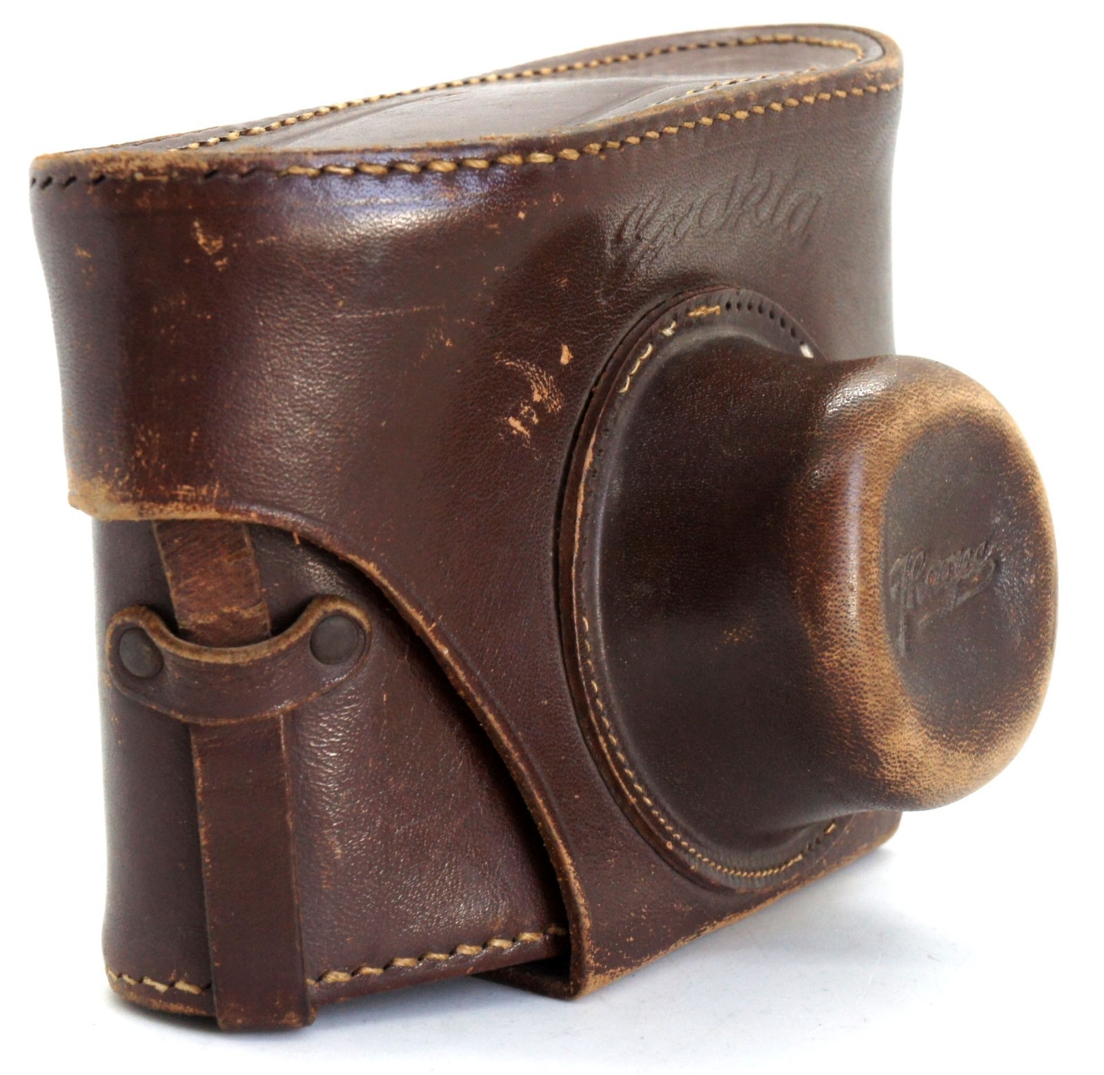 Vintage Ihagee Exakta Leather Camera Varex VX SLR Hard Ever Ready Case