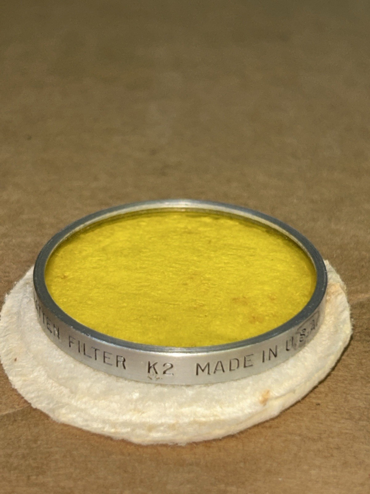 Vintage Kodak Wratten Aero 2 Series VI(6) K2 Filter Yellow w/ Original Case