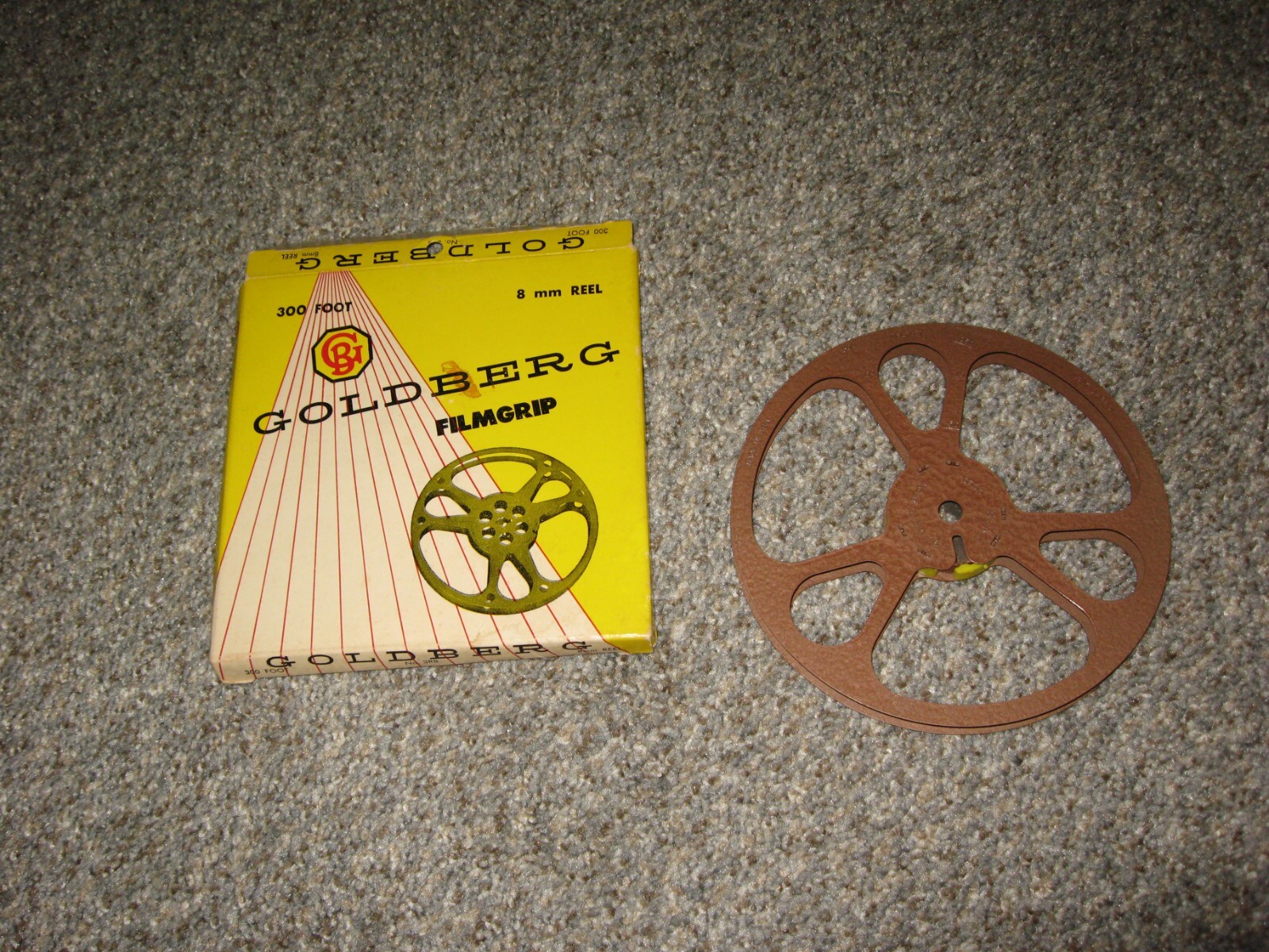 Vintage Goldberg 8mm 300′ filmgrip No. 3R8