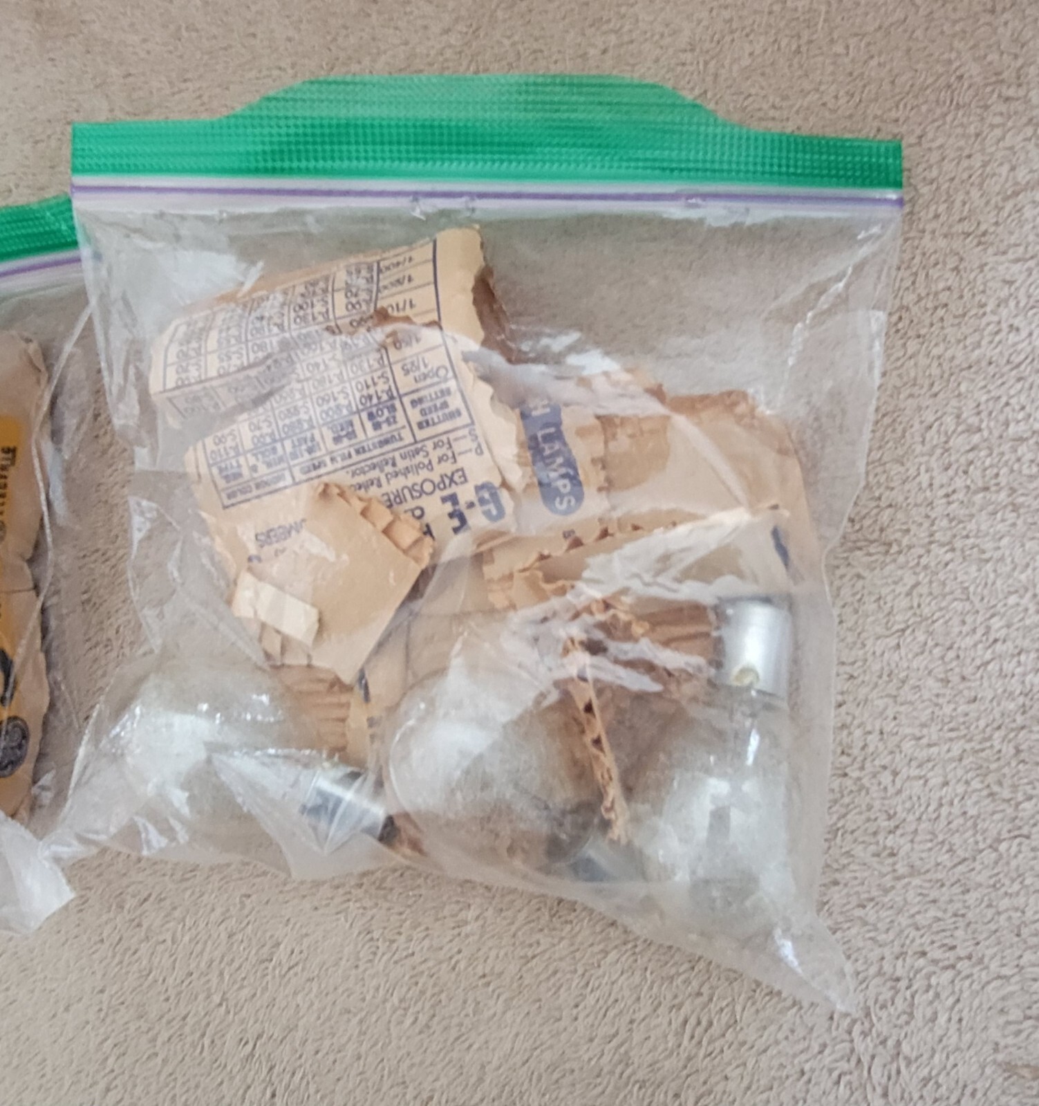 GE #5 PHOTOFLASH 7 Bulbs Vintage