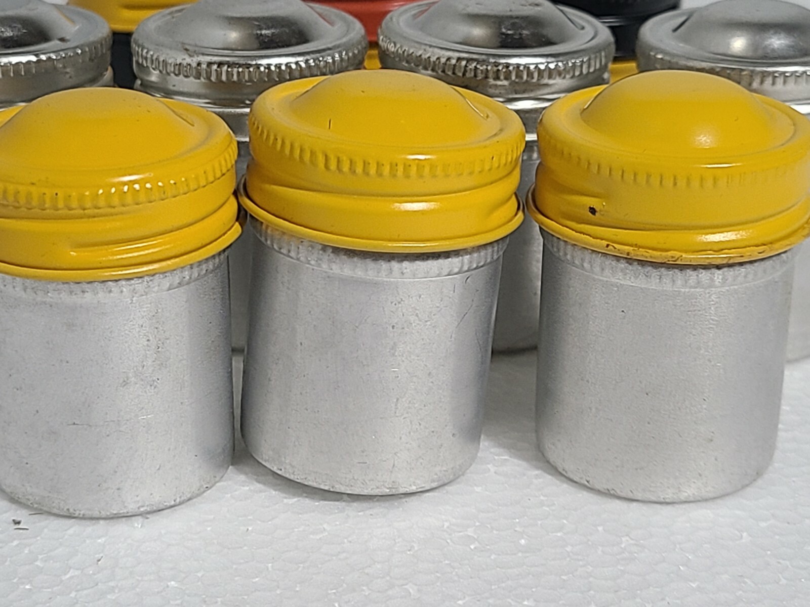 10 Vintage Film Canisters