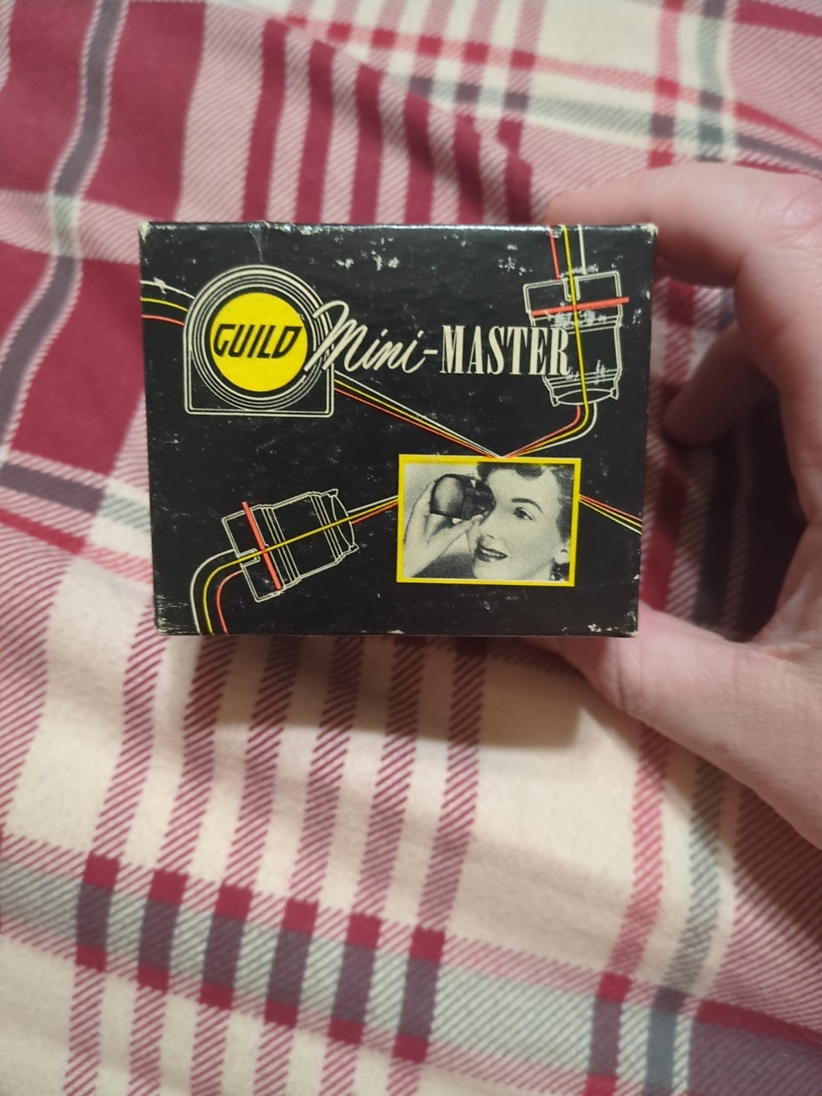 VINTAGE 1950s CRAFTMAN’S GUILD MINI-MASTER SLIDE VIEWER WITH ORIGINAL BOX