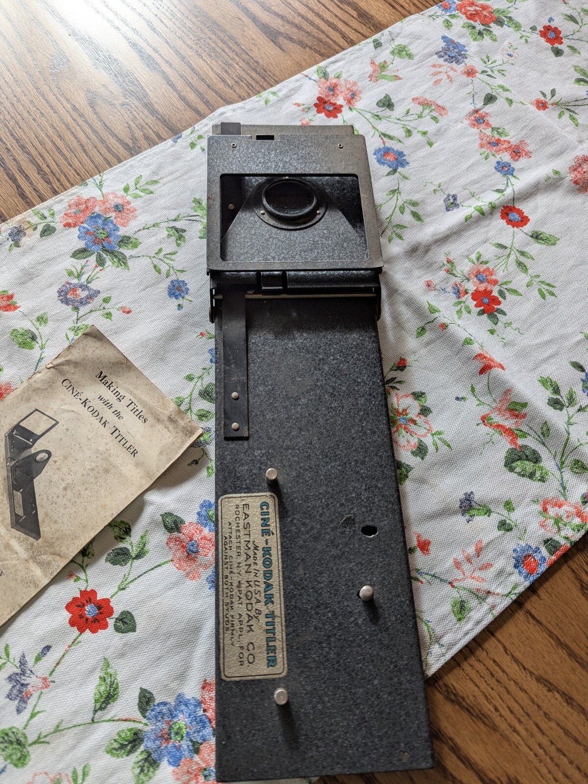 Vintage Cine-Kodak Film Titler w/instructions
