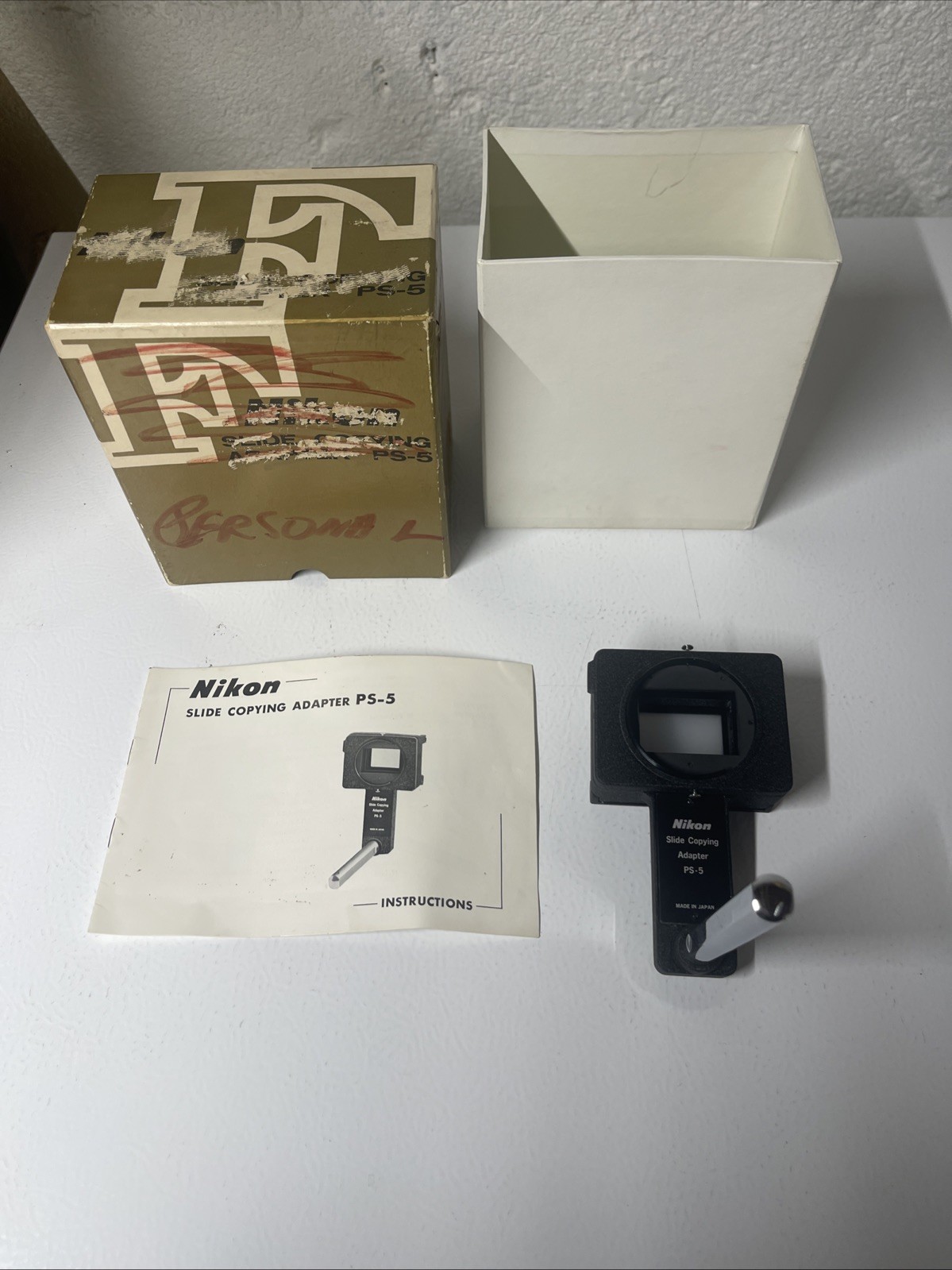 Nikon Slide Copying Adapter PS-5 Made In Japan