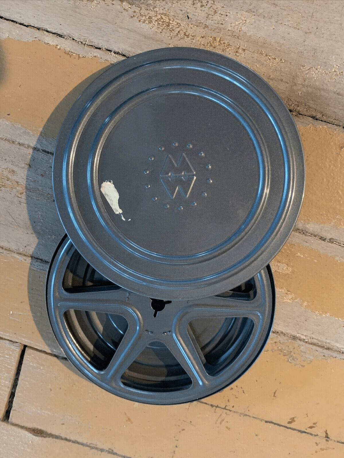 Vintage Film Reel 8mm Canister With Reel