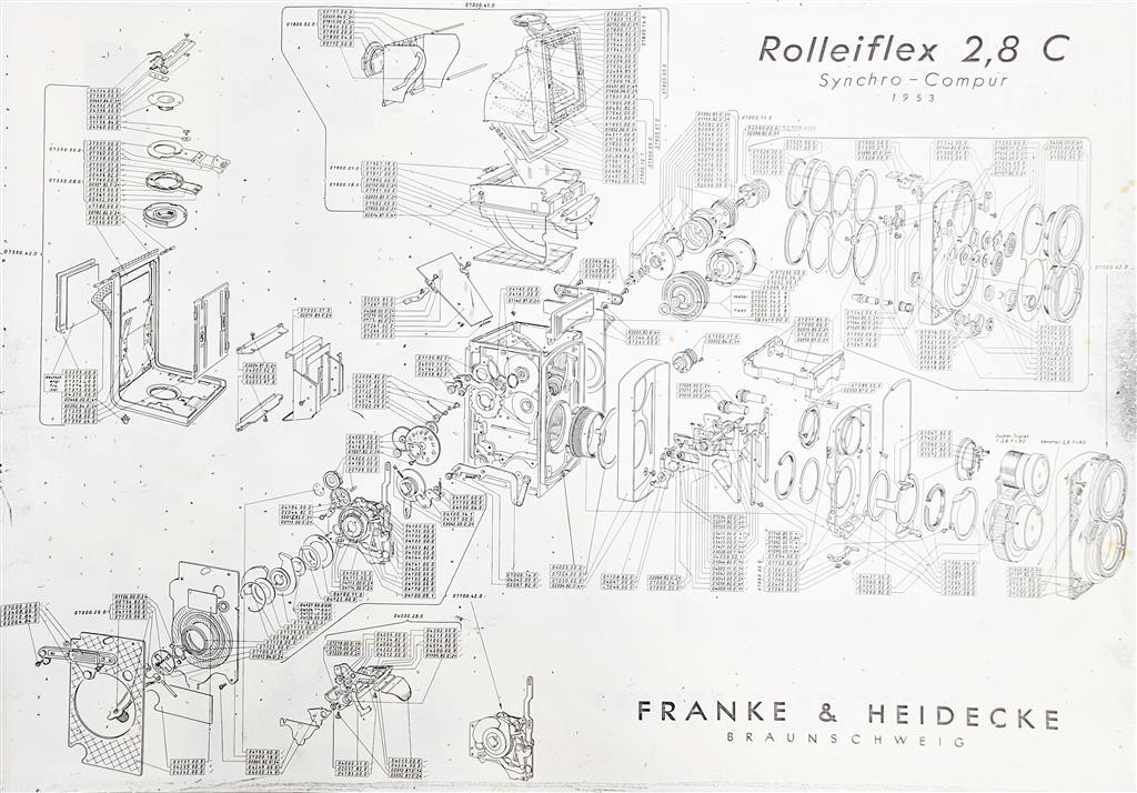 13X Rollei Rolleiflex & Rolleicord Posters C.90X60Cm