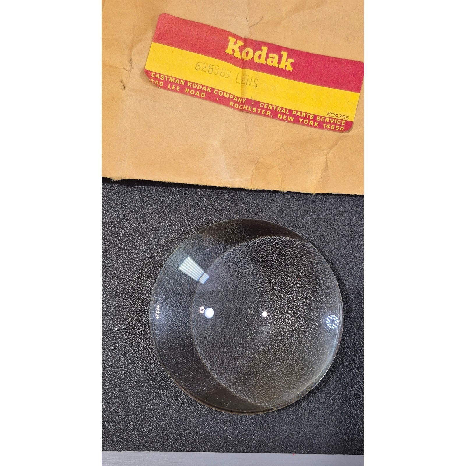 Vintage Kodak Front Condenser Lens Part 625889 Eastman Kodak Rochester NY 1974