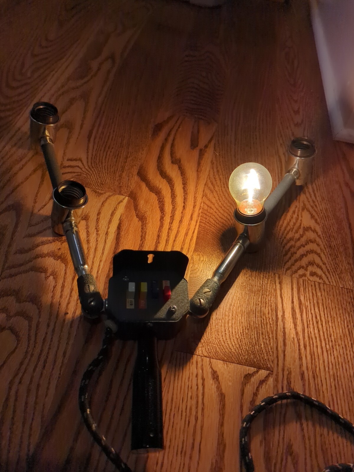 Mayfair Foldomatic hand-held photography light *TESTED* 4 Bulb – Vintage Lamp