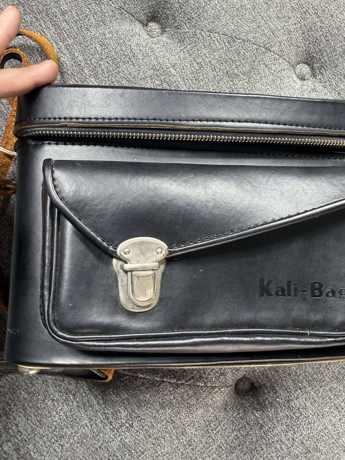 Rare Vintage Kali Bag Retro Film Camera Leather Case Bag Japan
