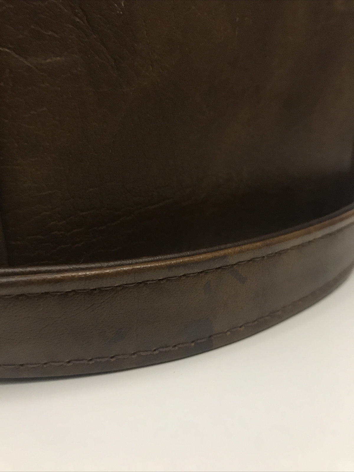 Vintage Coast Brand Model K-11 Brown Leather Material Hard Camera Carrying Case