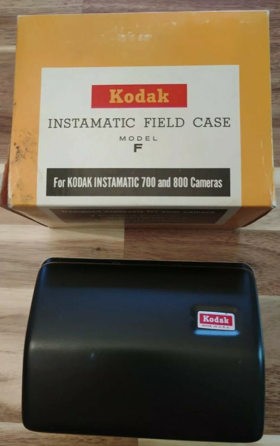 Vintage Kodak Instamatic Field Case Model F in Box NOS