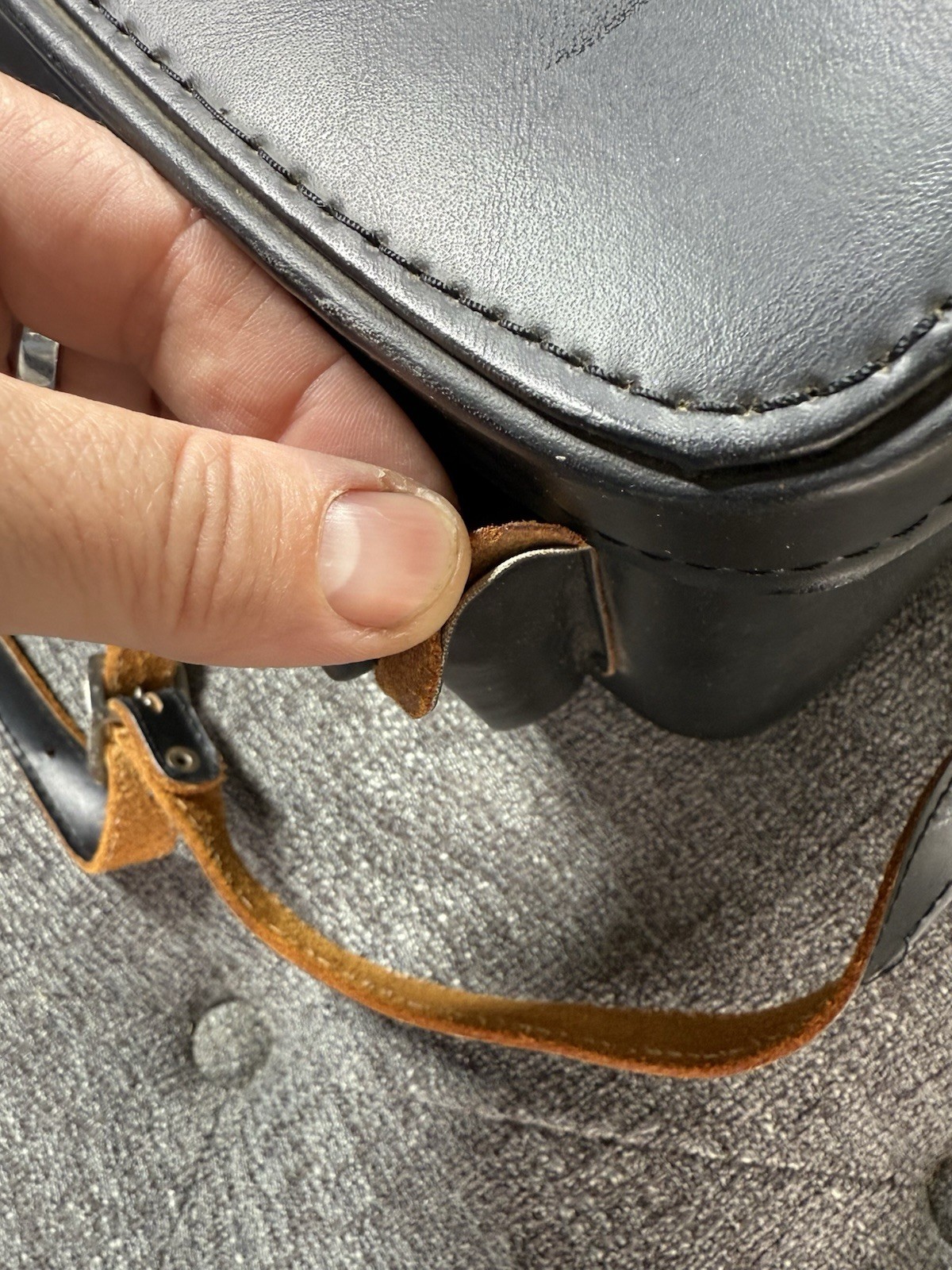 Rare Vintage Kali Bag Retro Film Camera Leather Case Bag Japan