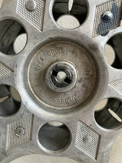 Vintage Goldberg Bros. Denver, Colo. 35mm 15″ 6 Hole Movie Theater Film Reel
