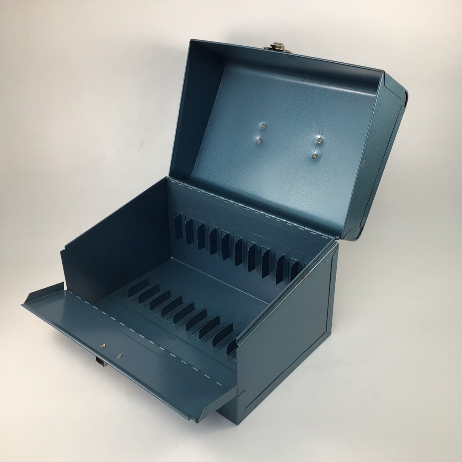 Vintage Metal Storage Box for 12 8mm Movie Reels Chest Box Storage