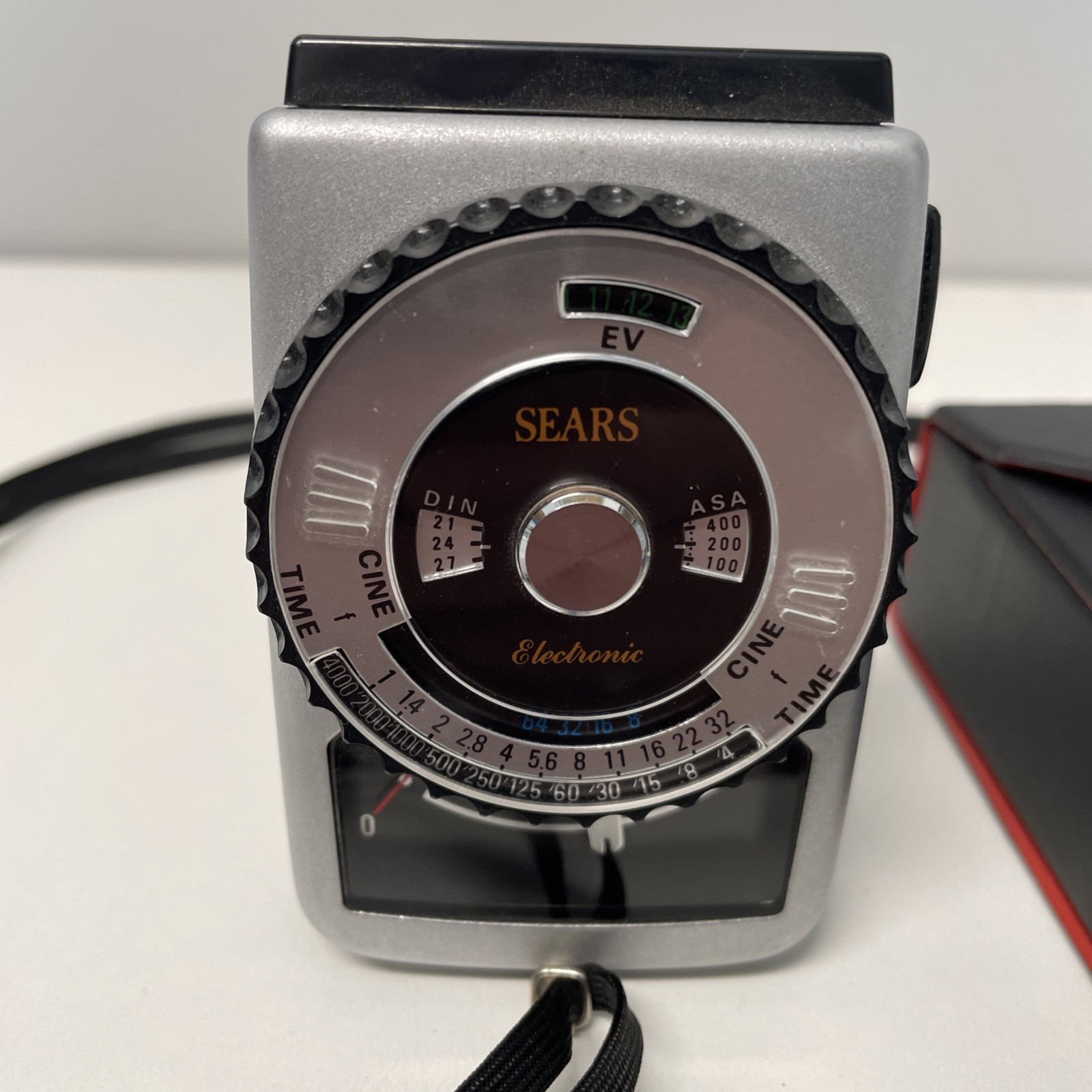 Sears Electronic Vintage Light Meter Camera Movie & Photo w/ Leather Case Japan
