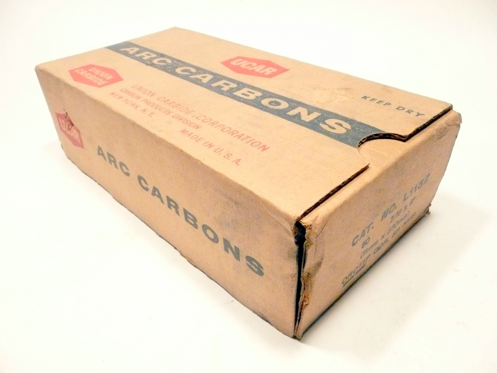 CARBON ARC RODS for 35mm PROJECTION – 1 BOX of 11mm x 9″ NATIONAL SPEC NEGATIVE