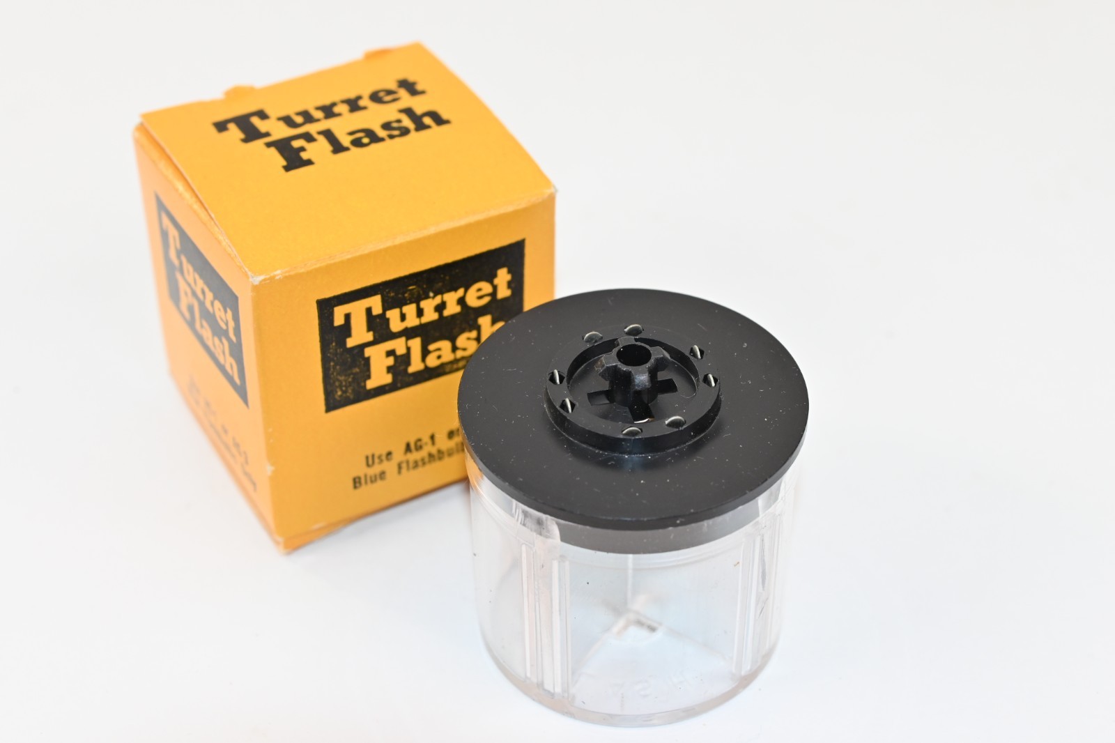 Vintage Turret Flash Camera Accessory Uses AG-1/AG-3 Original NOS