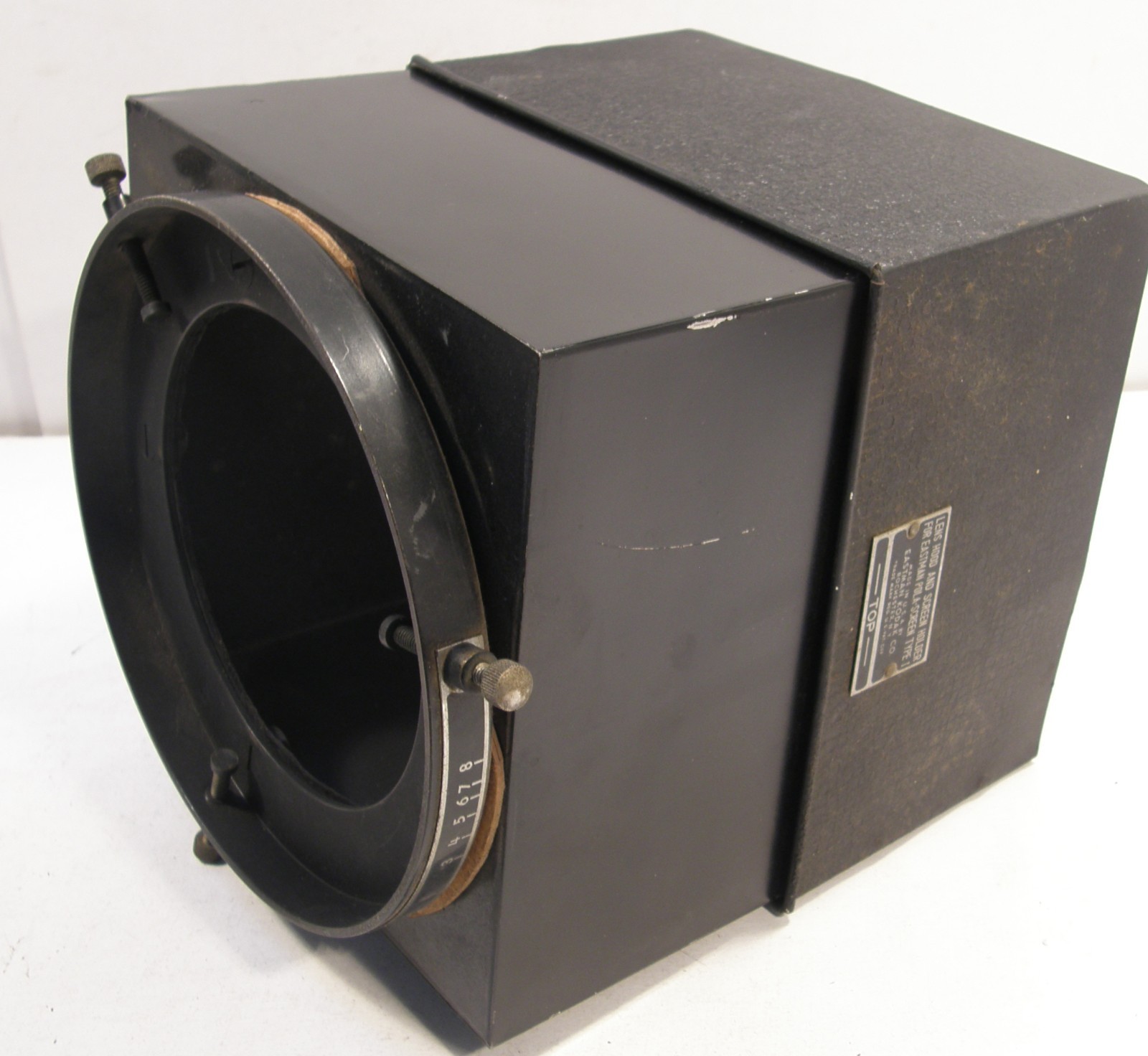 VINTAGE 4.5″ LENS HOOD & SCREEN HOLDER FOR EASTMAN POLA-SCREEN TYPE 1 EKCo