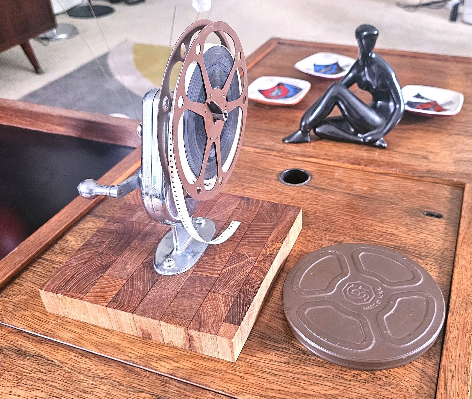 MOVIE FILM REWING – WITH REEL & MOVIE – EXCE. CONDITION USA