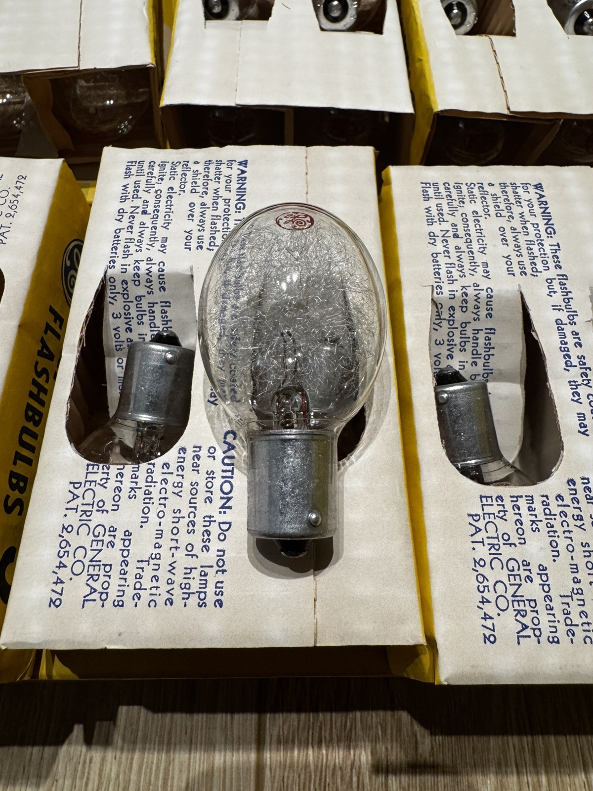 Vintage 2 Box Lot of GE #5 Flashbulbs – Rhenium, Original Boxes, Unused 24 Bulbs