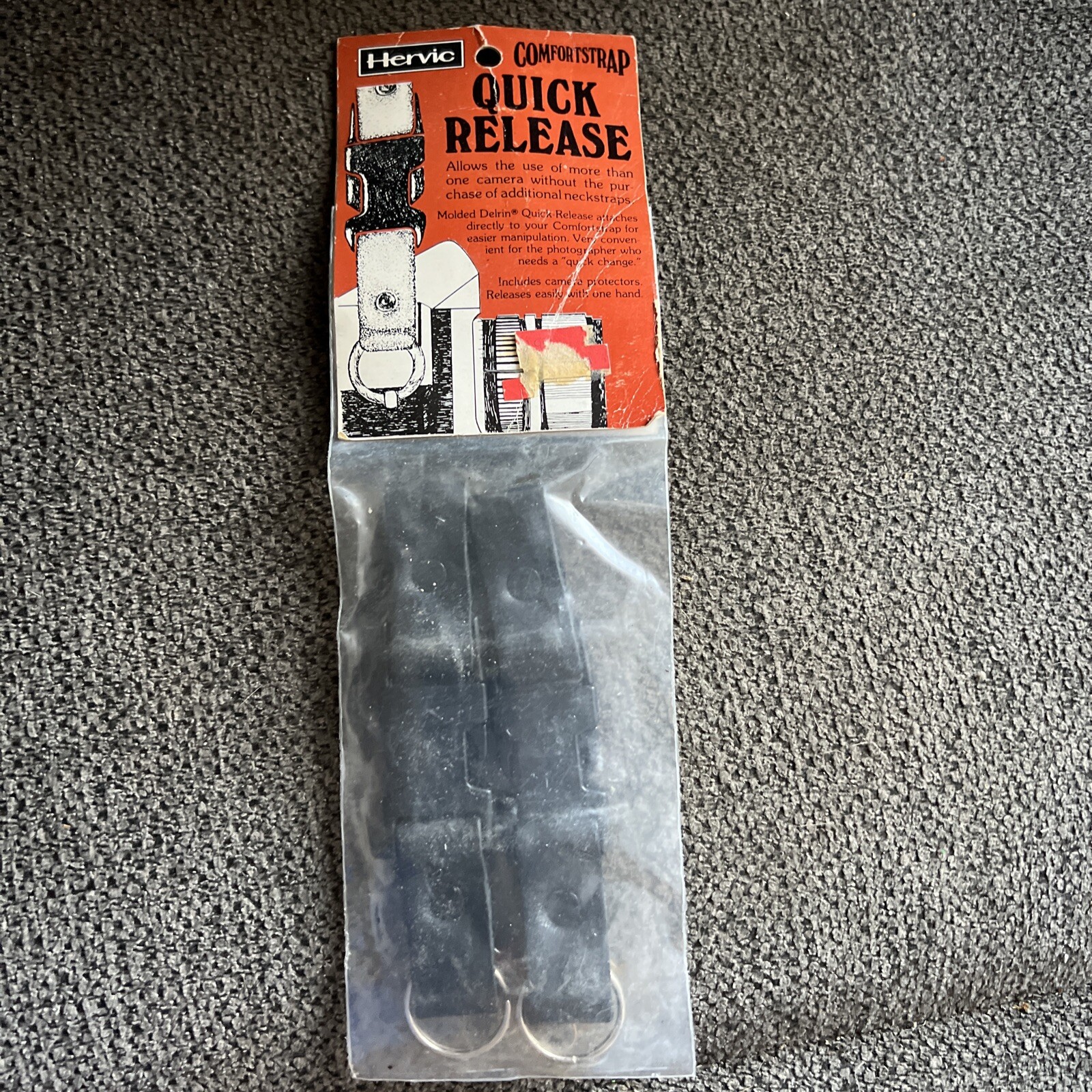 Vintage Hervic Comfortstrap Quick Release Genuine Leather For Camera 1/1 On eBay