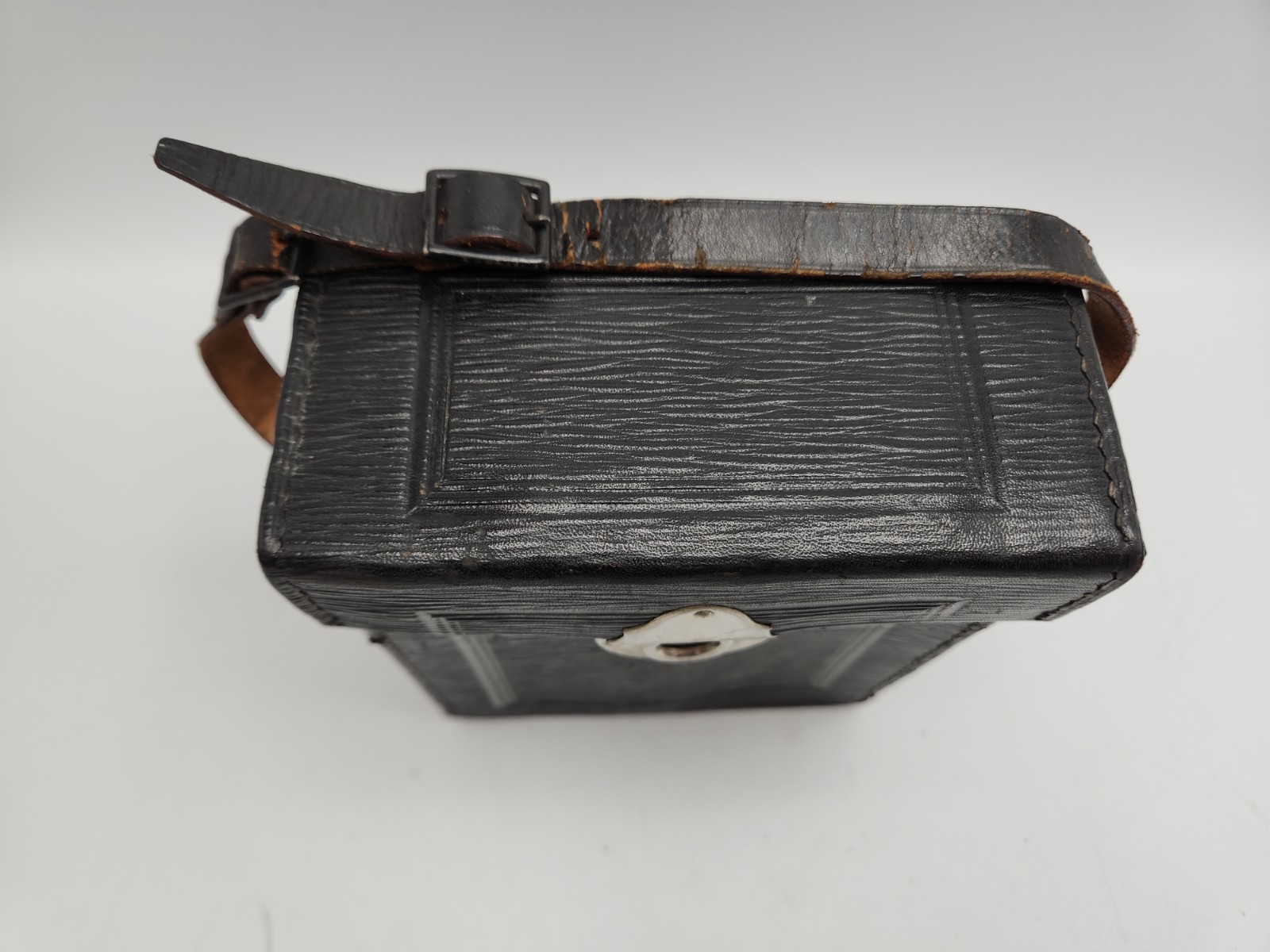 Antique Ica Case & 45x107mm Plate Glass Holder Frame for Polyscop Stereo Camera