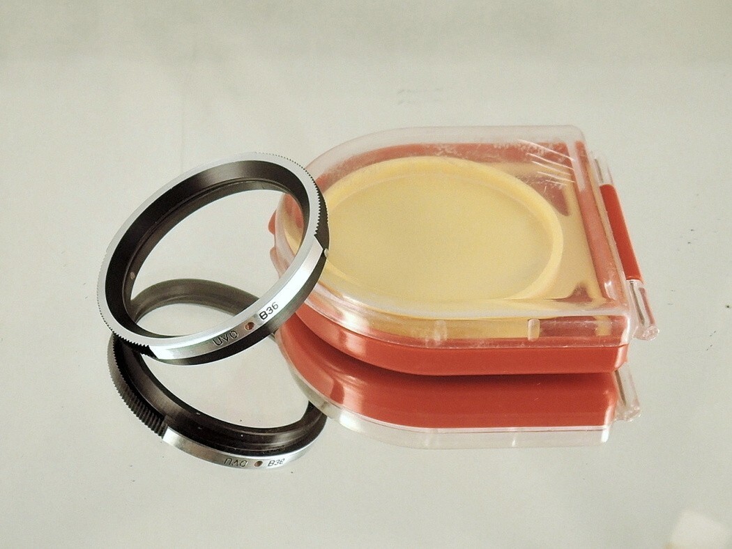 Flexaret UVO B36 Filter Meopta Accessories Bayonet Glass MINT + Box