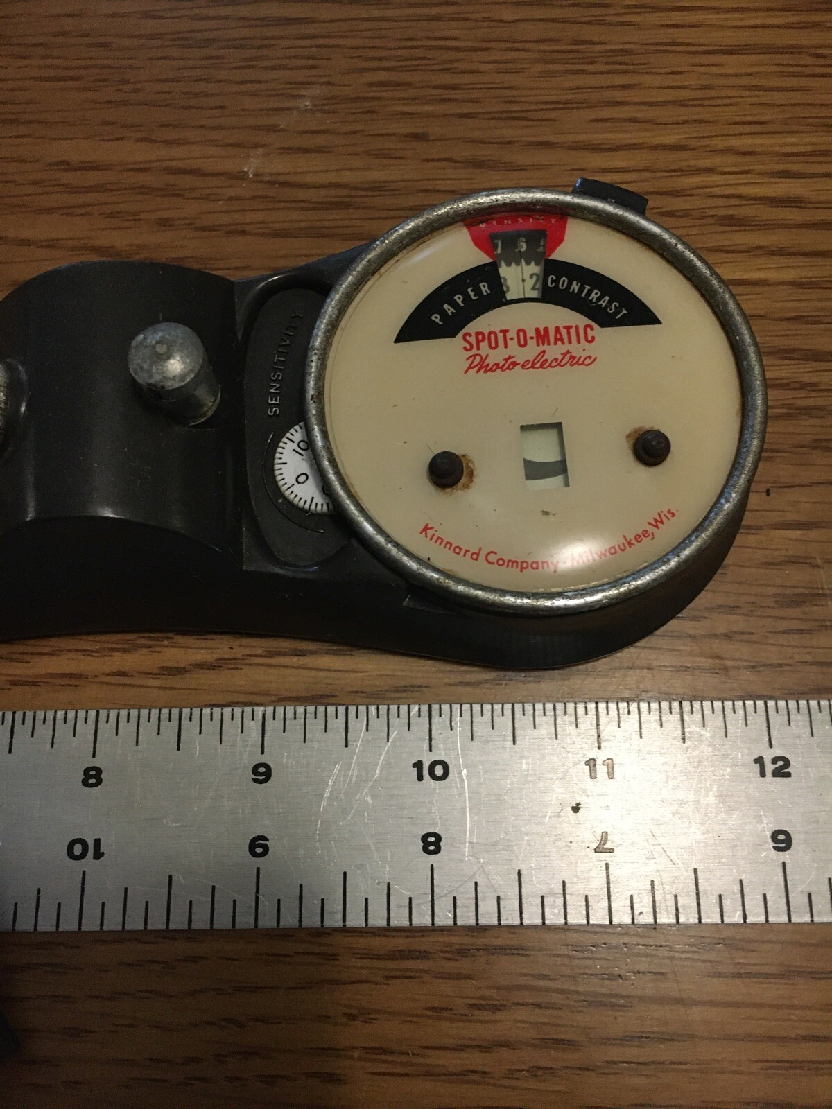Vintage Kinnard Spot-O-Matic Enlarging Meter Made in USA Model CDS Master