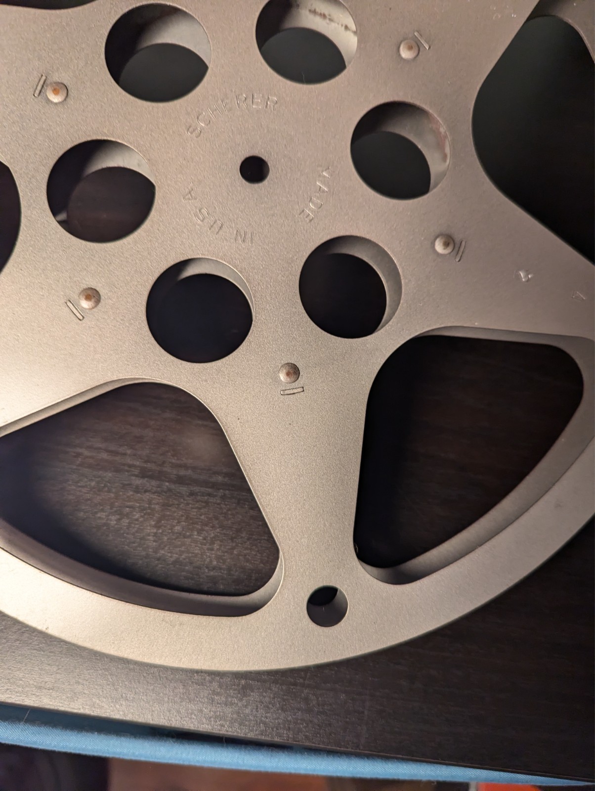 SCHERER 800′ 16MM FILM REEL 800ft cap – Made In USA – See Video
