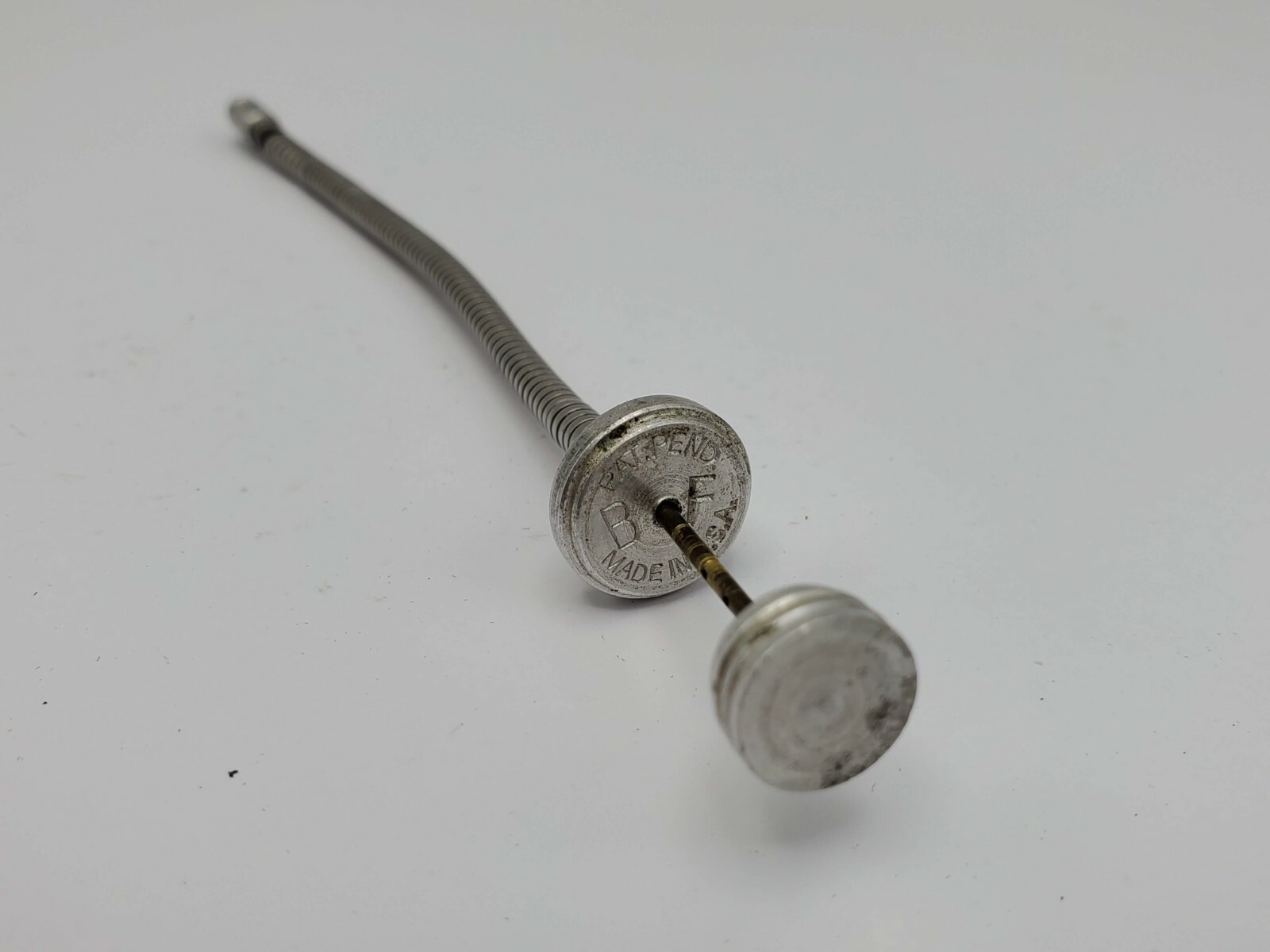 Early Vintage BF Folding Camera Shutter Cable Release – Approx. 4″ Long USA