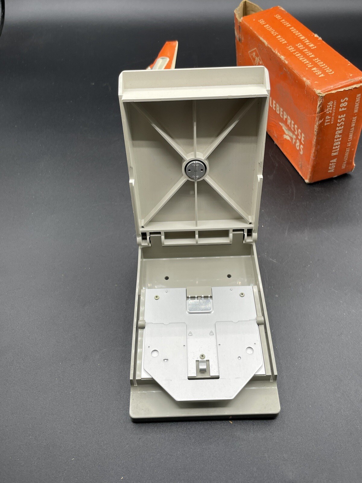 Agfa Klebepresse F8S 8mm Super 8 Movie Cine Film Splicer in Box MINT