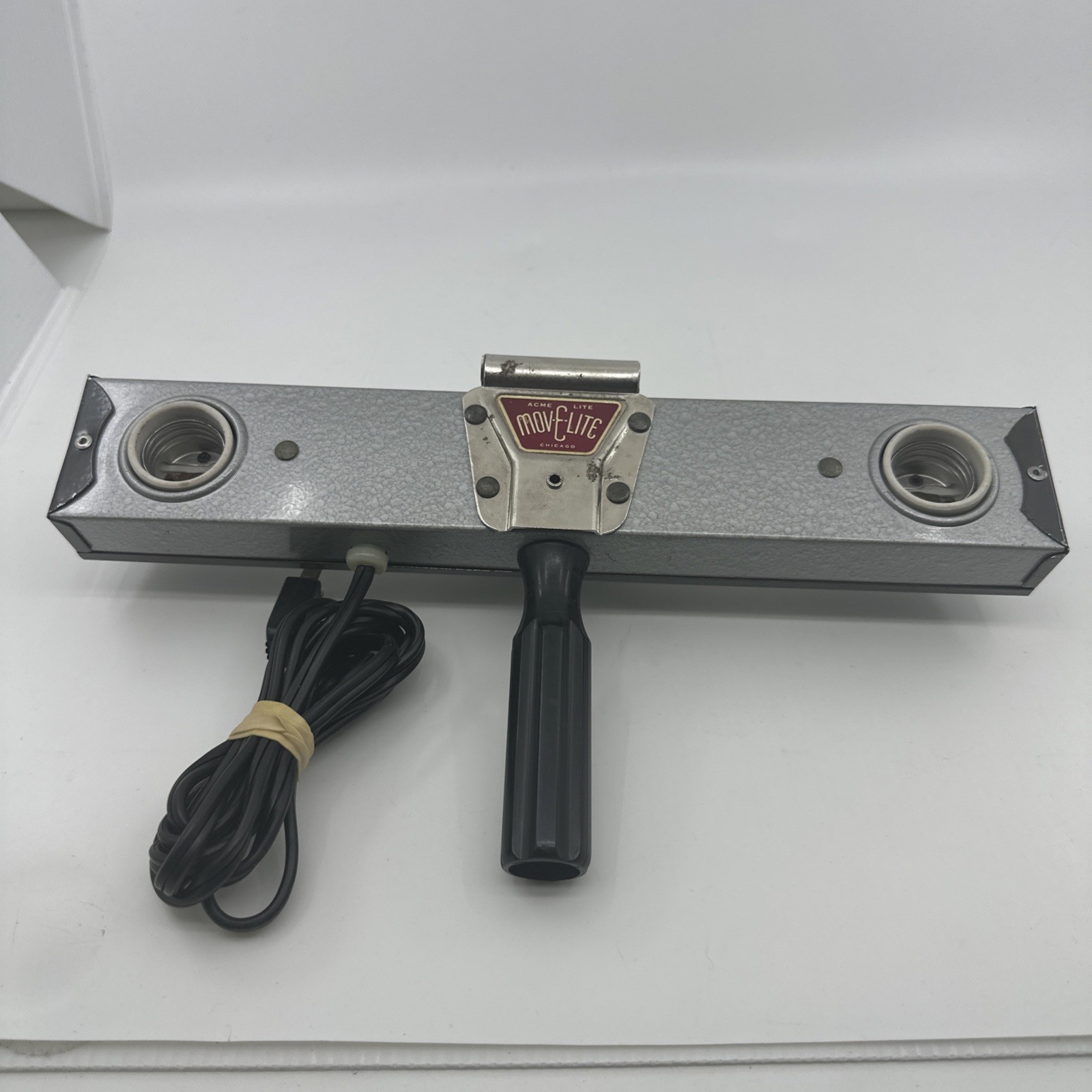 Acme Lite Mov-E-Lite Model No. 2 Vintage Made USA Movie Light Up To 375 Watts