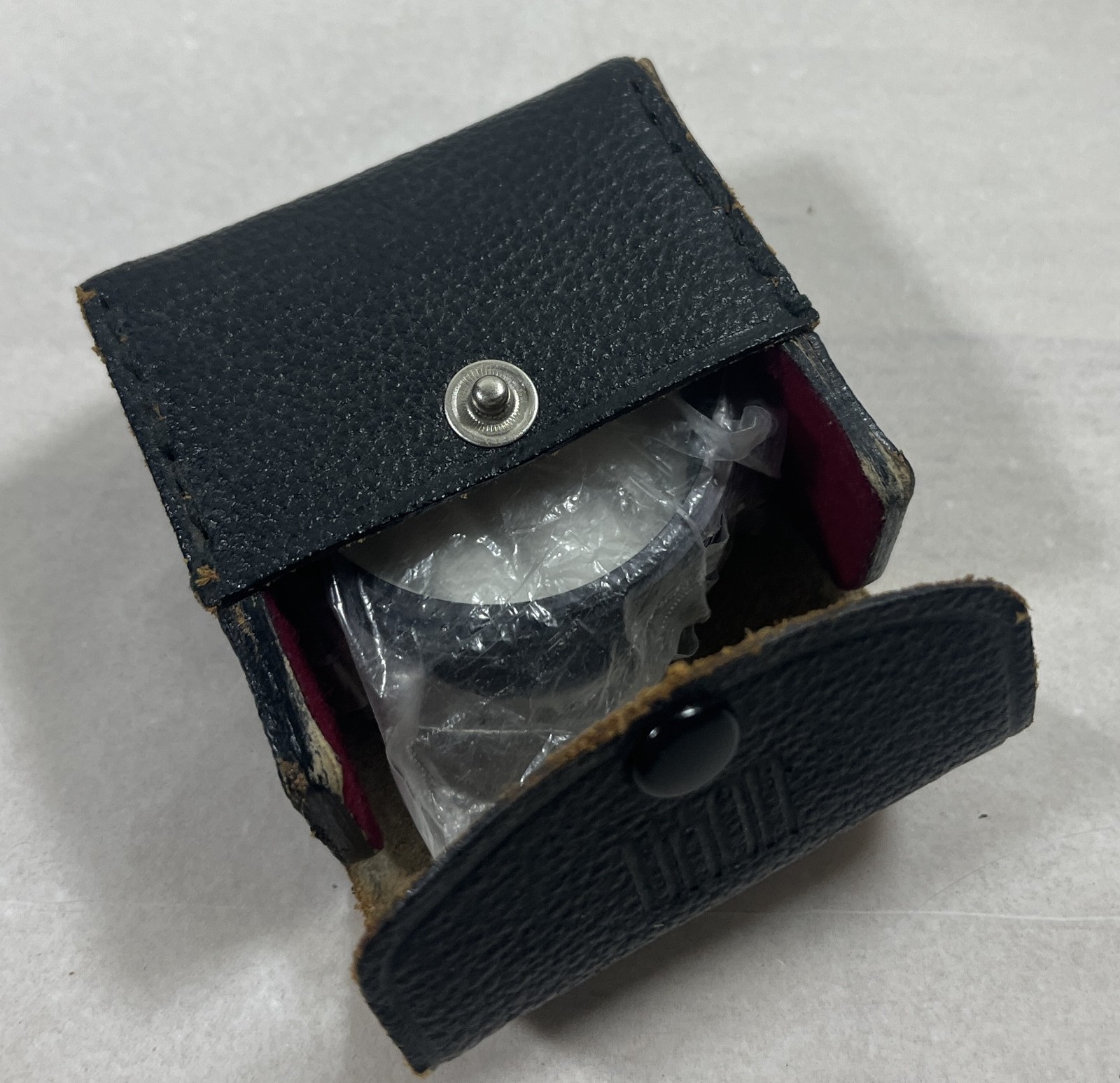 Vintage Hoya Close-Up Lens Filter Kit Set – 49mm +1 +2 +3 – With Leather Case