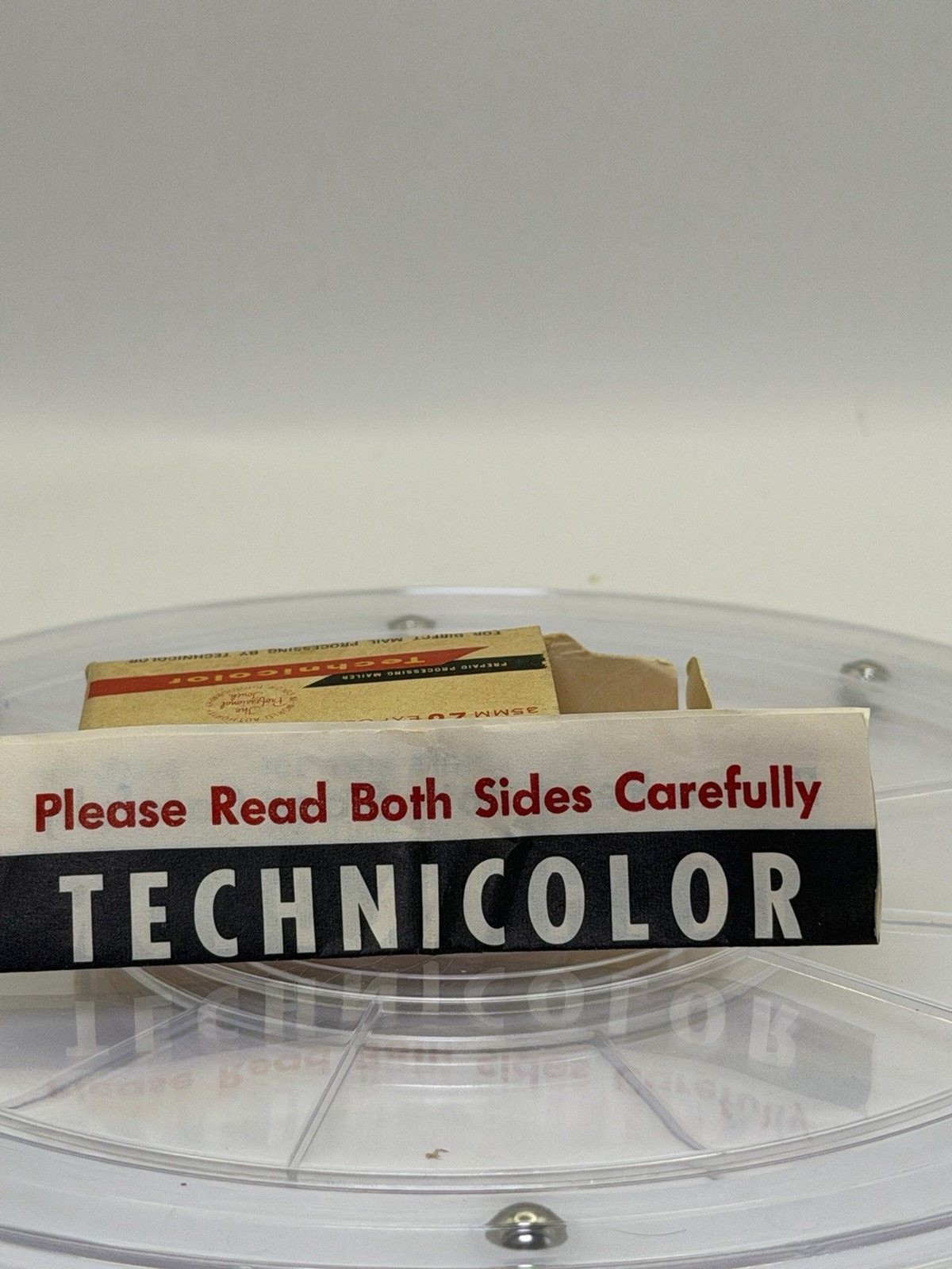 Vintage Technicolor 35mm 20 Exposure Prepaid Film Processing Mailer & Box