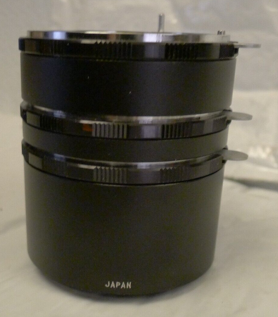 Soligor Auto Extension Tube 3 Piece Set 36mm 18mm 11mm for Nikon – Japan
