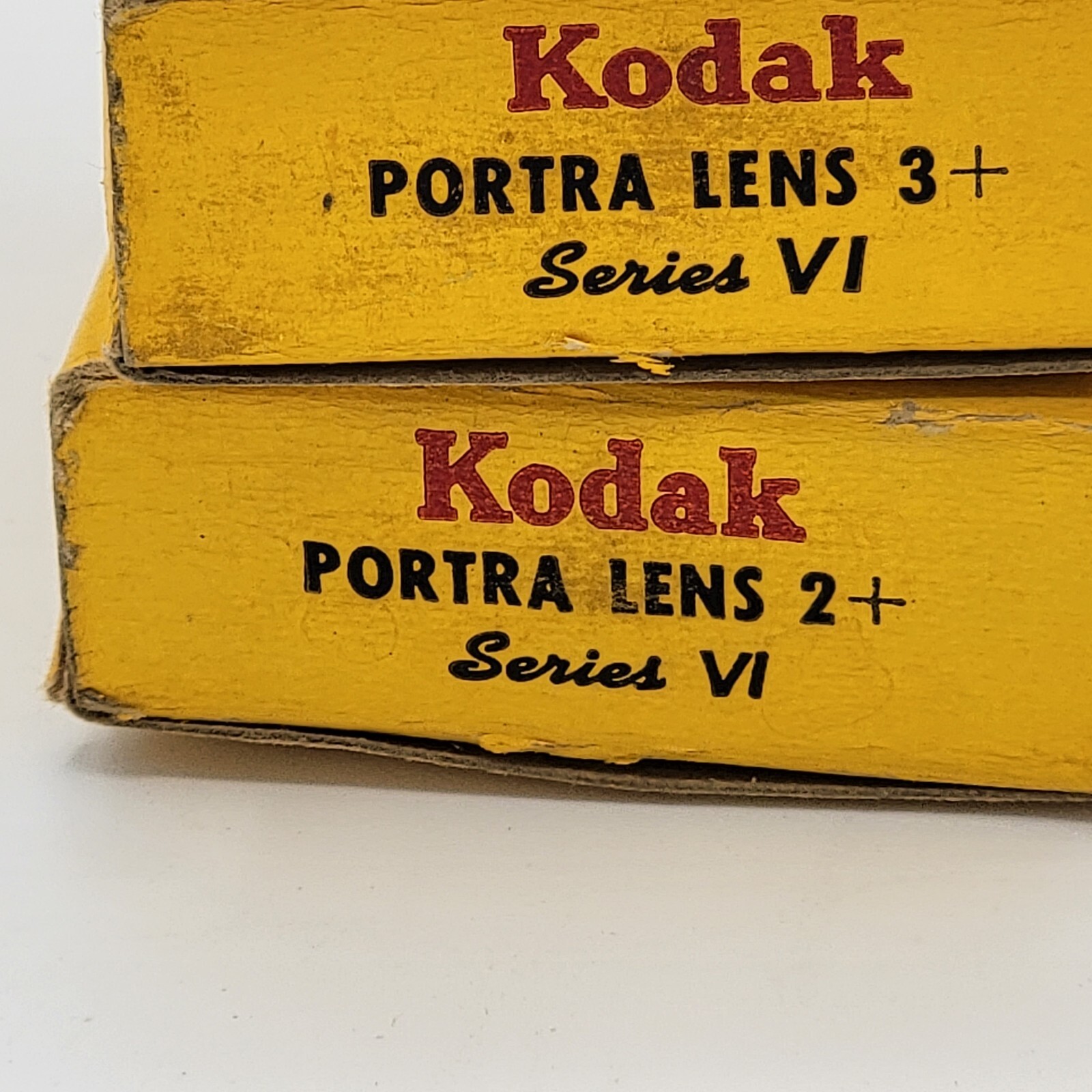 Kodak Series VI Portra Lens Lot of 4, includes Lens, Plastic Cases & Boxes READ