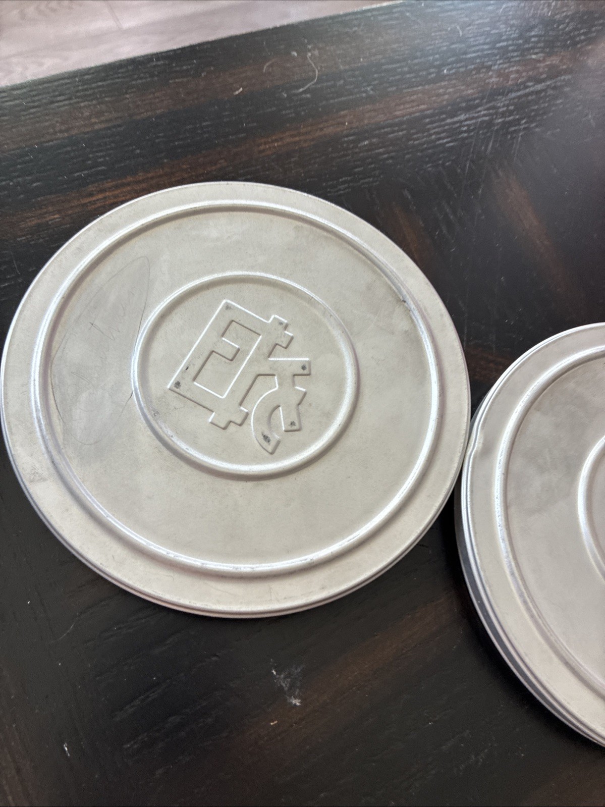 Vintage Reel Canister Kodak Circa 1940’s 2 Total Film Storage Nostalgia