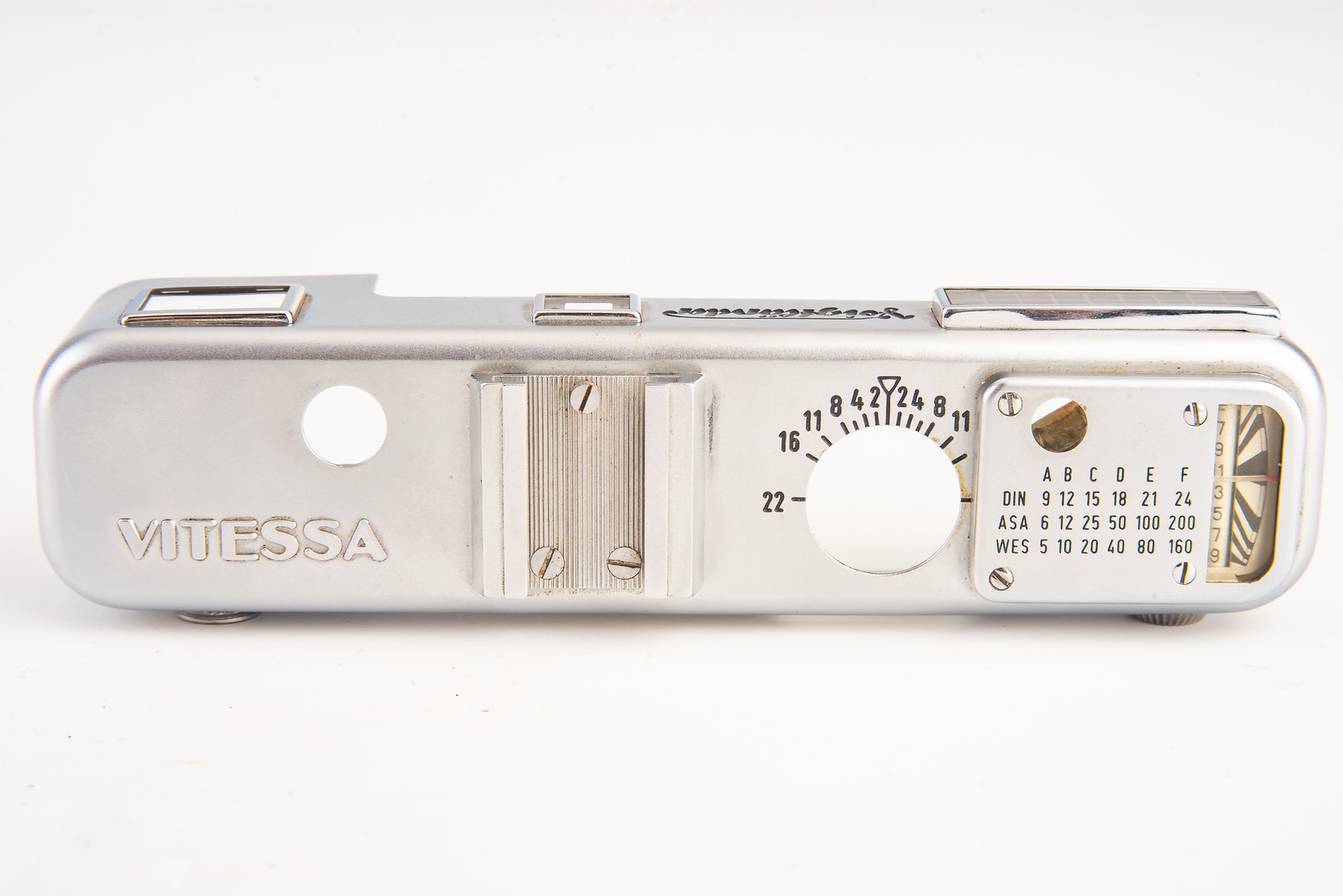 Voigtlander Vitessa 35mm Film Camera Top Plate with Working Meter ONLY V26