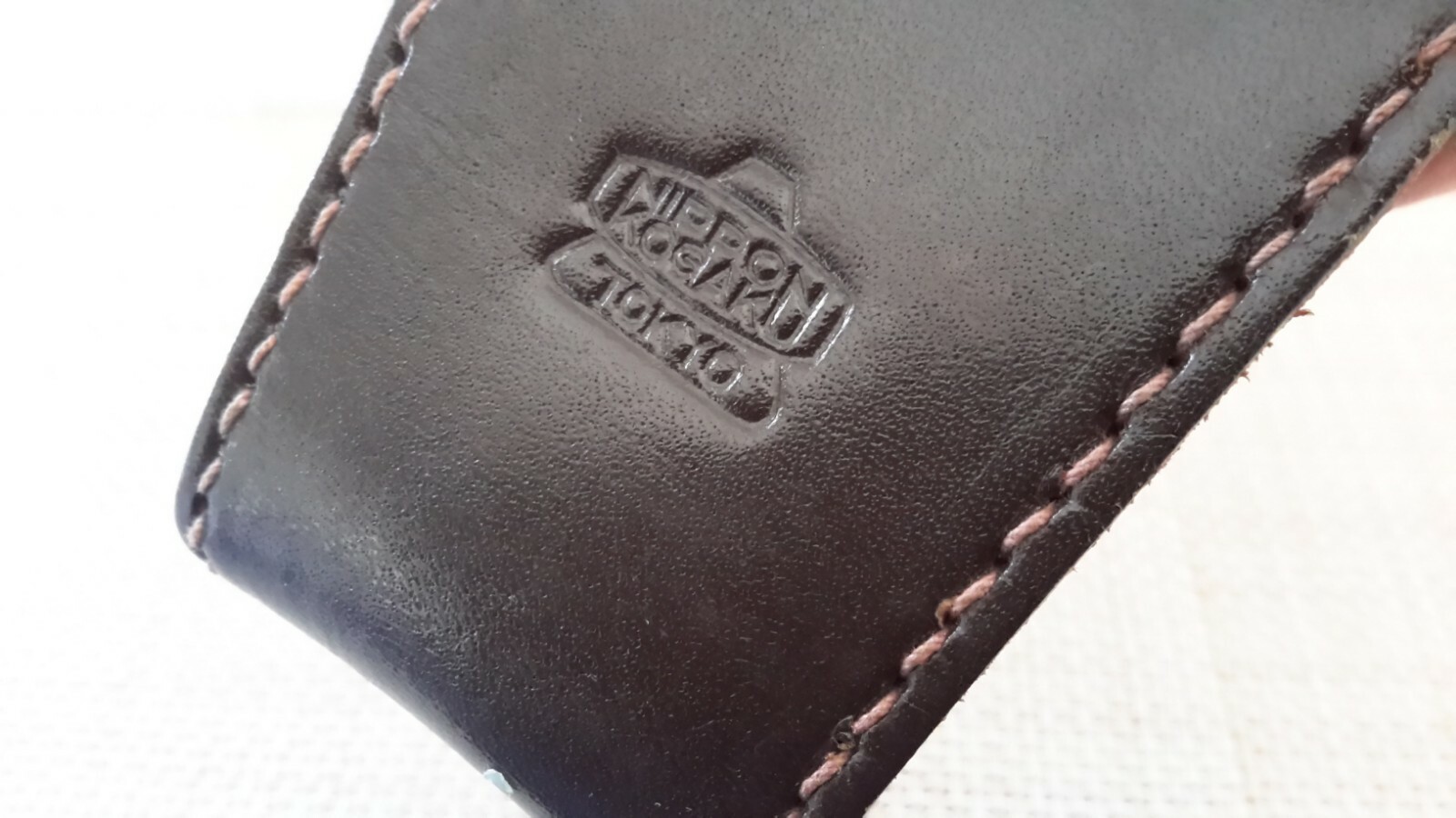 Vintage Nikon? Nippon Kogaku Pocket Leather Case Made in Japan Rare EUC